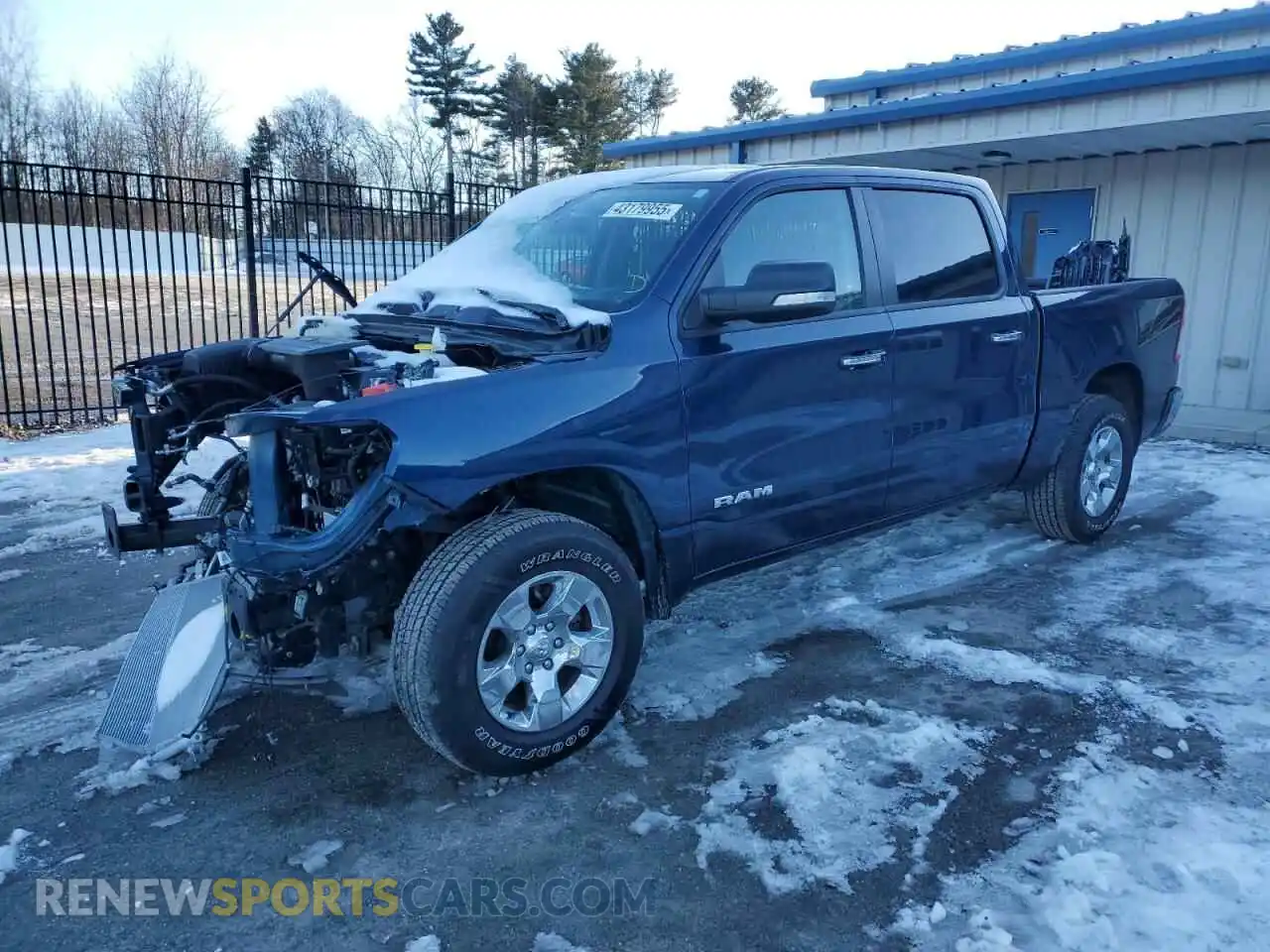 1 Photograph of a damaged car 1C6RRFFG3LN345431 RAM 1500 2020