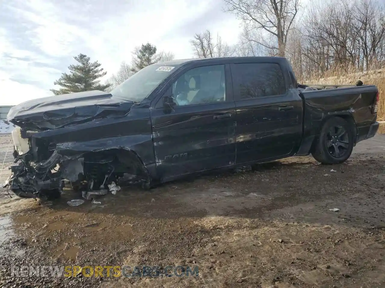 1 Photograph of a damaged car 1C6RRFFG5LN104731 RAM 1500 2020