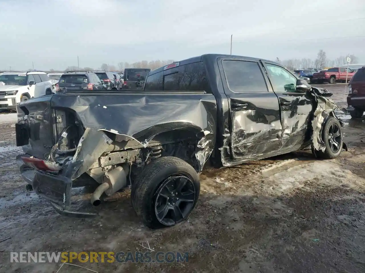 3 Photograph of a damaged car 1C6RRFFG5LN104731 RAM 1500 2020
