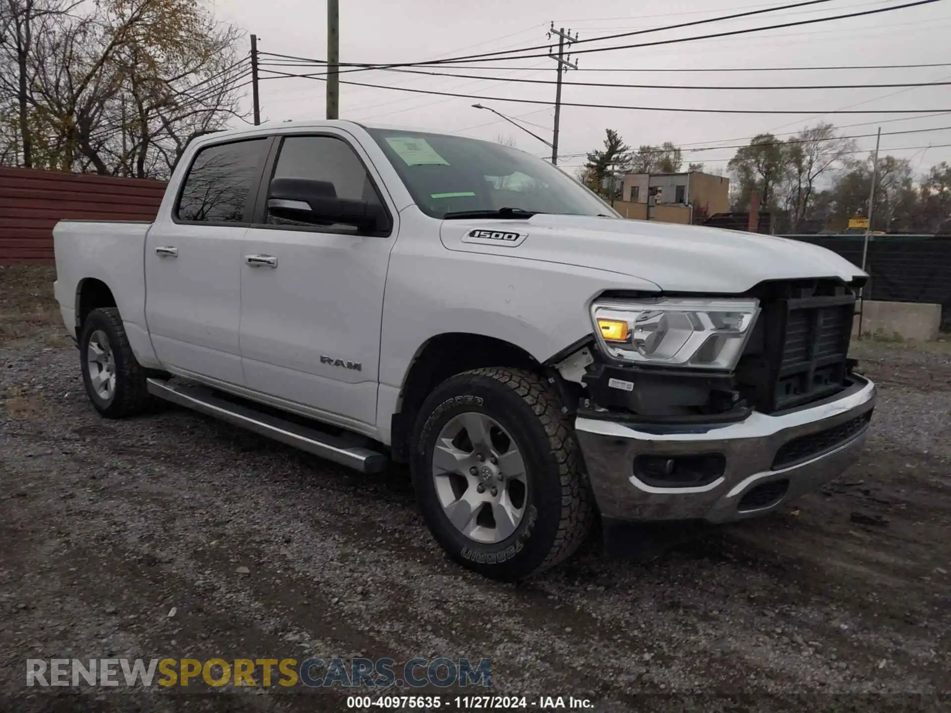 1 Photograph of a damaged car 1C6RRFFG5LN284440 RAM 1500 2020