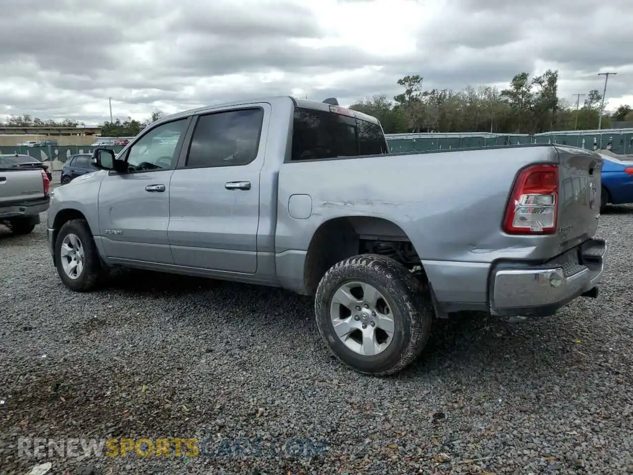 2 Photograph of a damaged car 1C6RRFFG6LN361011 RAM 1500 2020