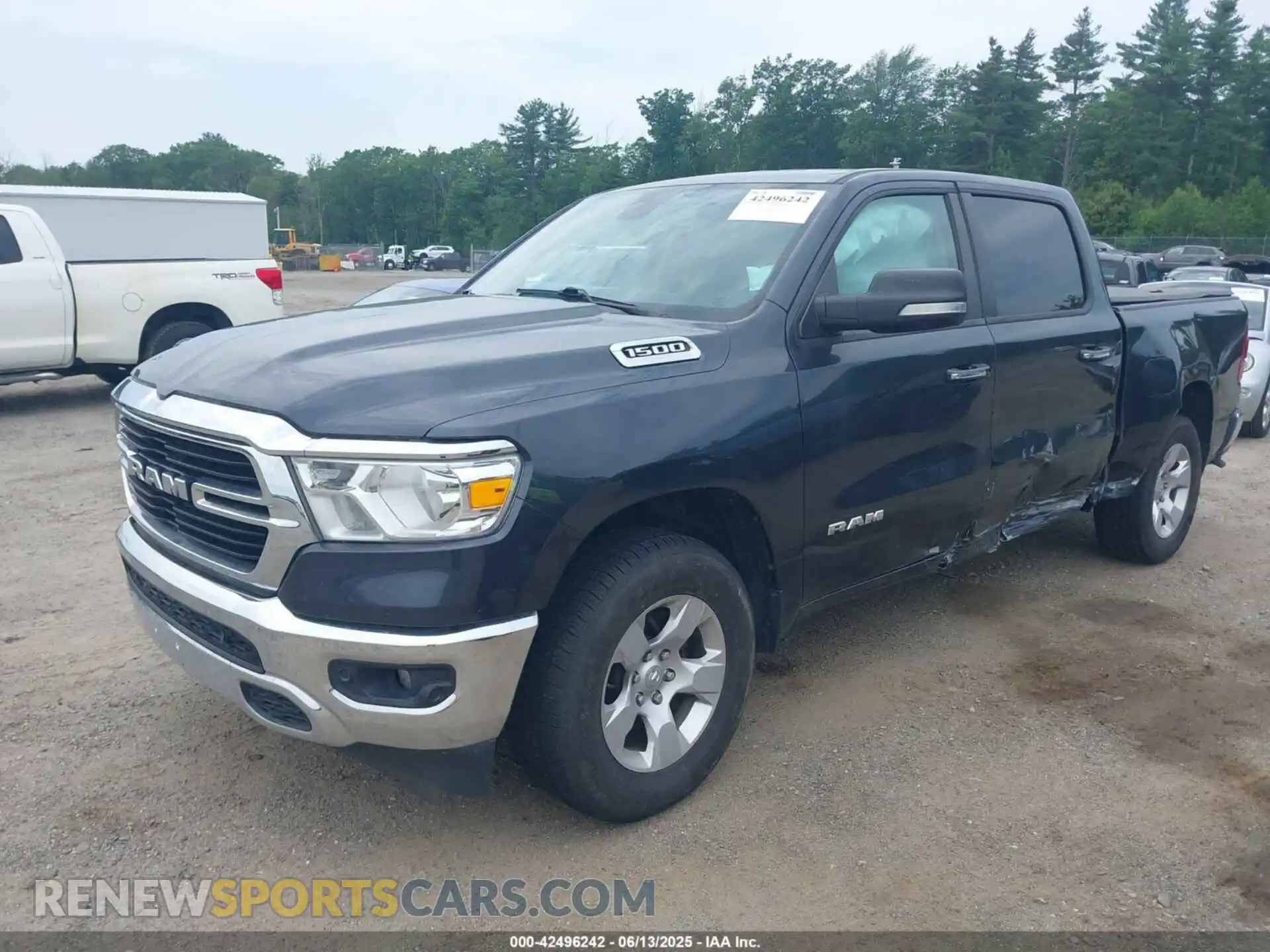 2 Photograph of a damaged car 1C6RRFFG7LN230122 RAM 1500 2020