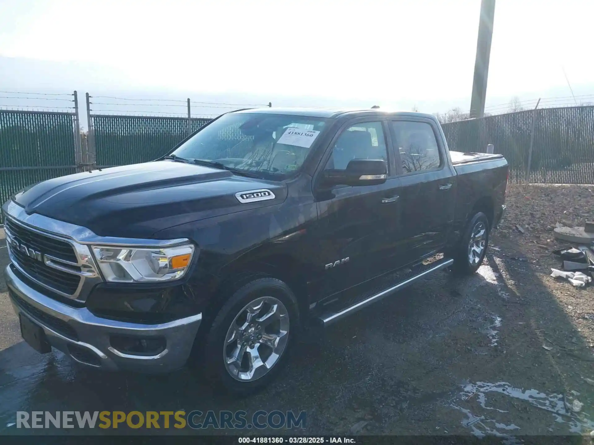 2 Photograph of a damaged car 1C6RRFFG7LN299084 RAM 1500 2020