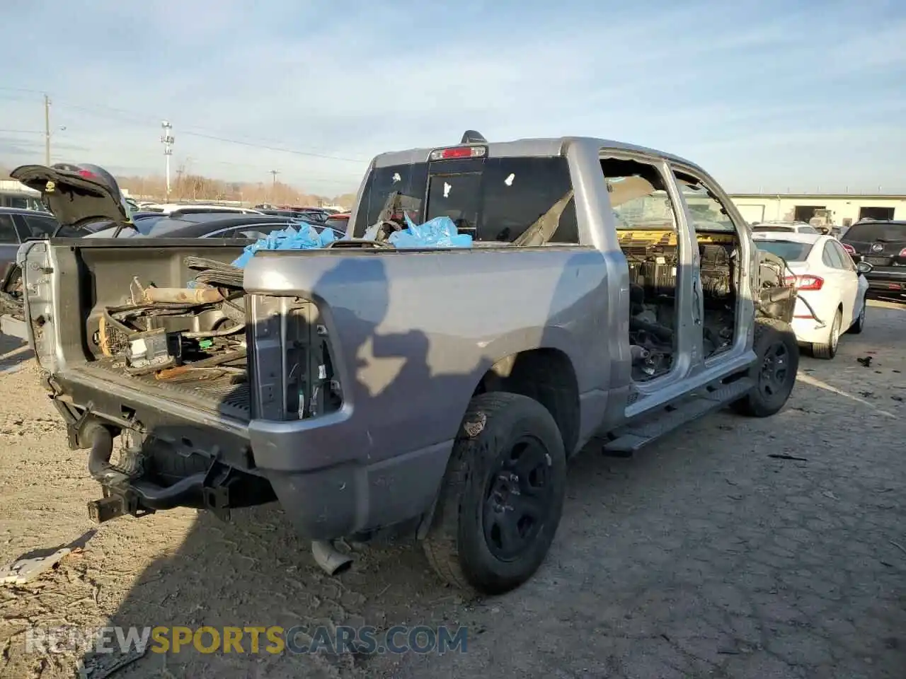3 Photograph of a damaged car 1C6RRFFG9LN341383 RAM 1500 2020