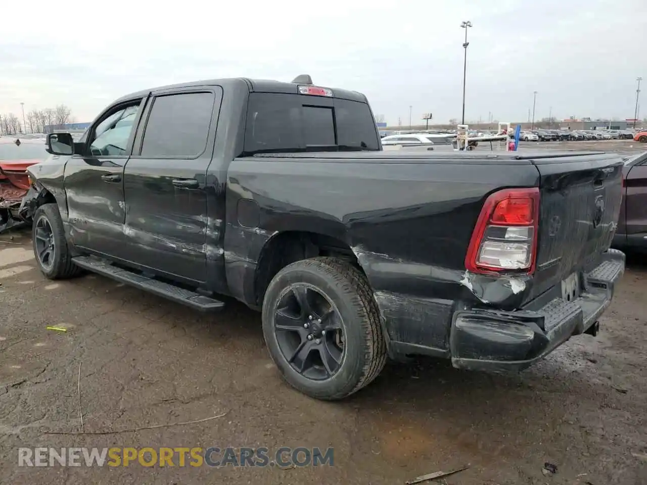 2 Photograph of a damaged car 1C6RRFFGXLN315486 RAM 1500 2020