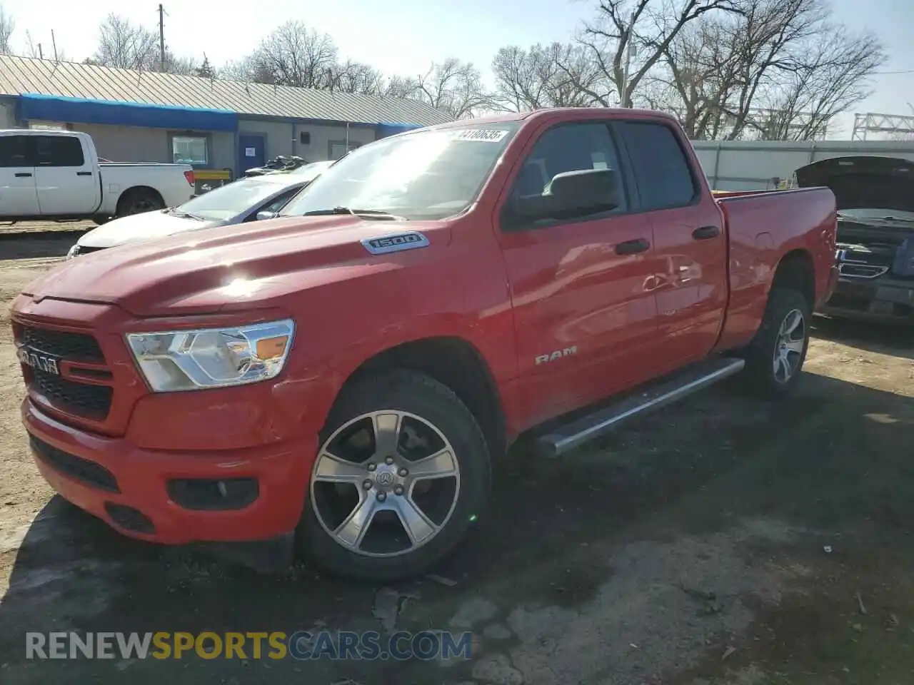 1 Photograph of a damaged car 1C6SRECG8LN317785 RAM 1500 2020