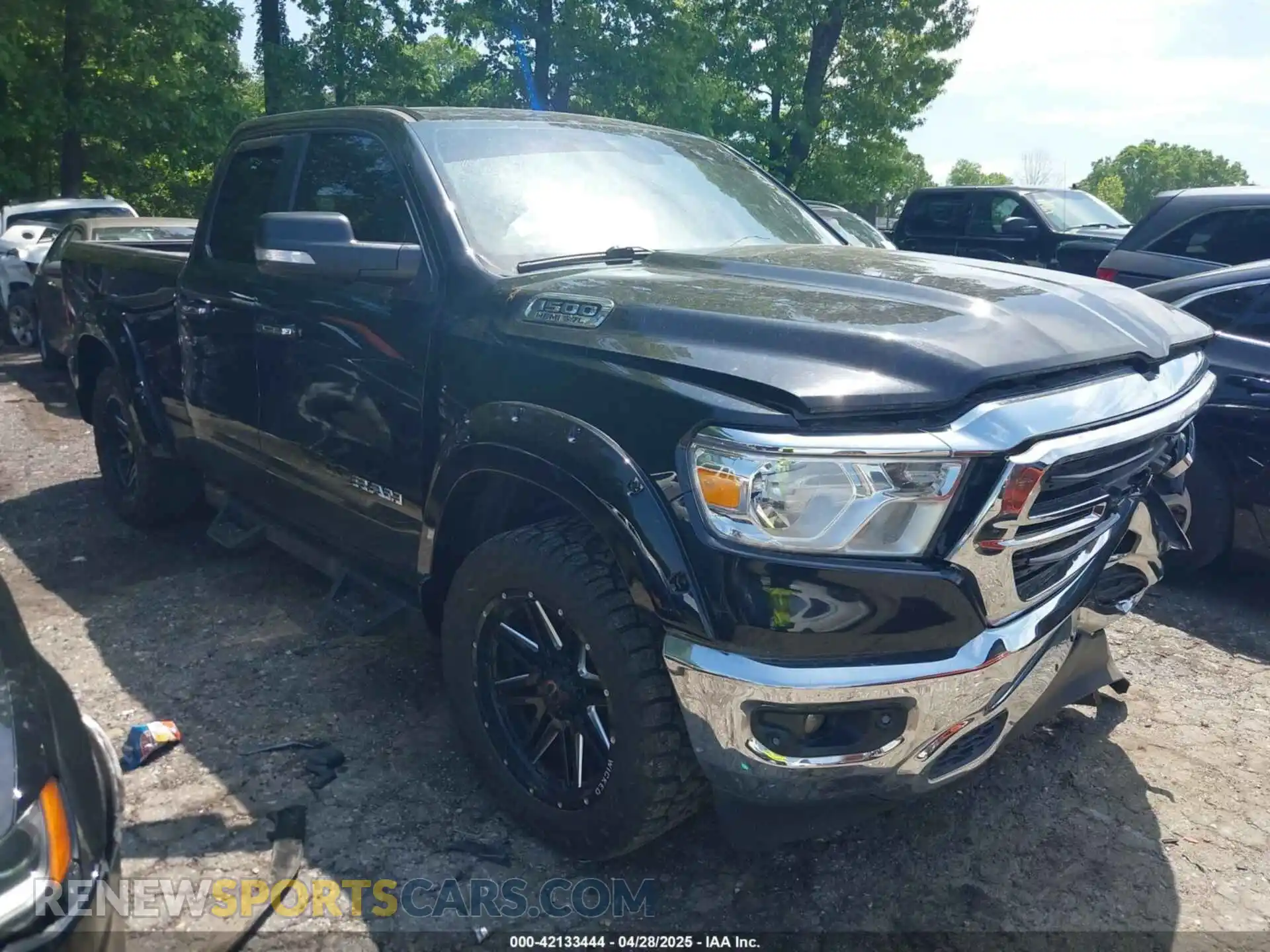 1 Photograph of a damaged car 1C6SRFBT0LN280347 RAM 1500 2020