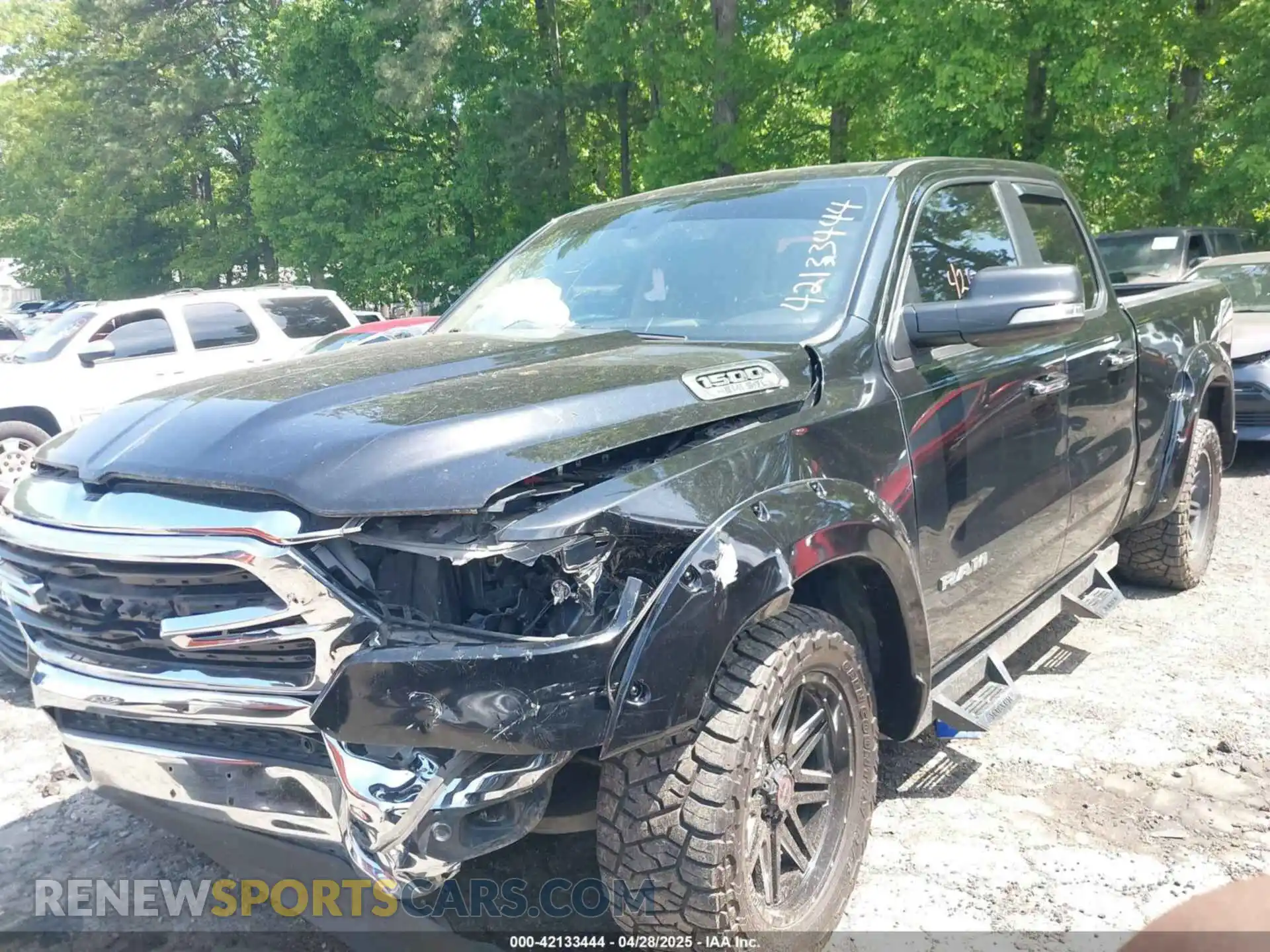 2 Photograph of a damaged car 1C6SRFBT0LN280347 RAM 1500 2020
