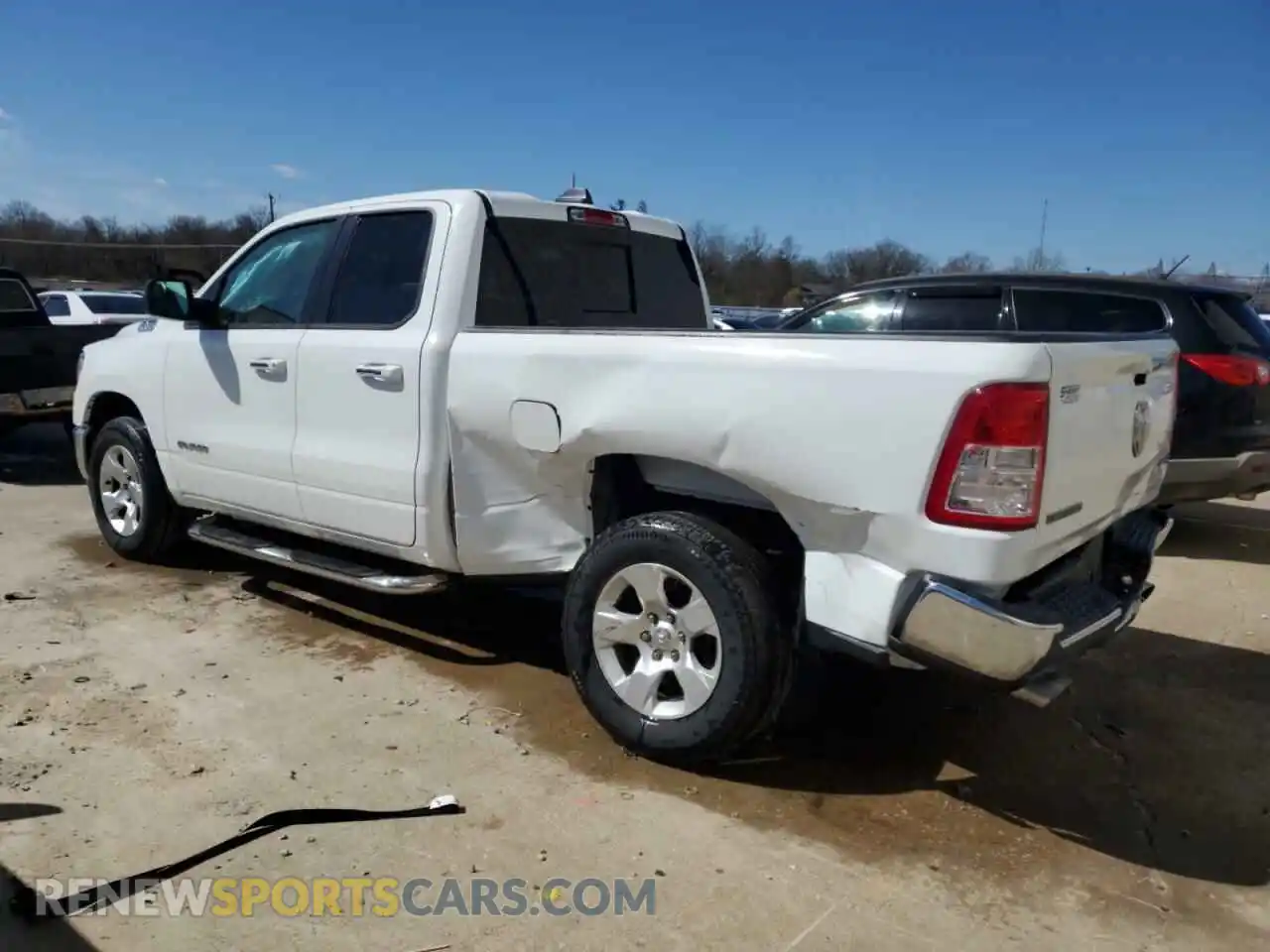 2 Photograph of a damaged car 1C6SRFBT2LN371989 RAM 1500 2020