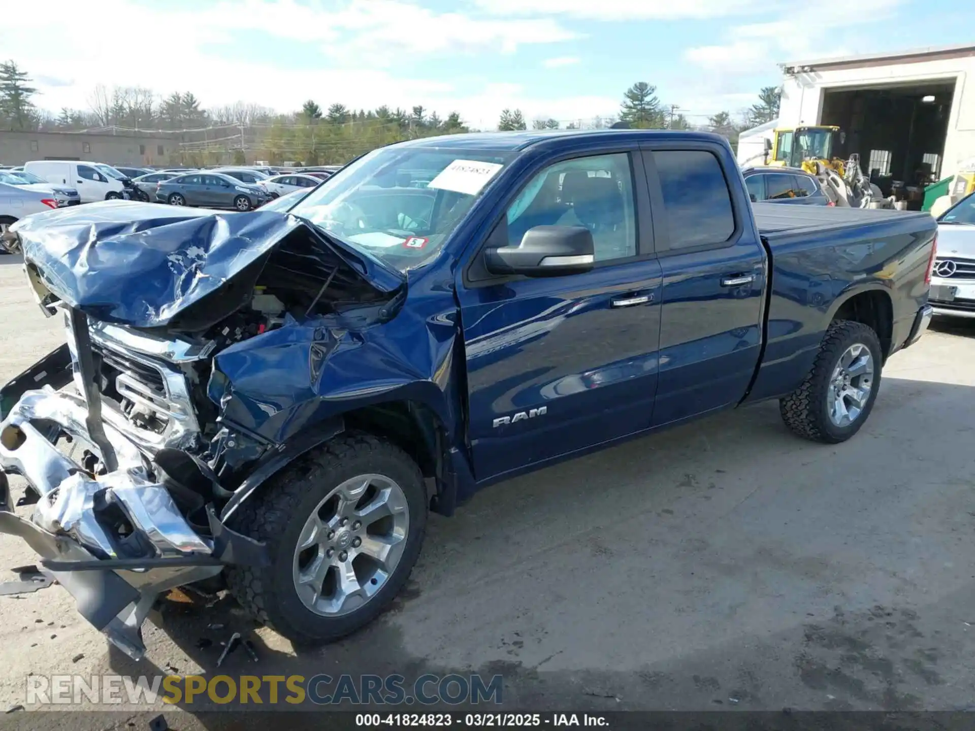 2 Photograph of a damaged car 1C6SRFBT4LN224251 RAM 1500 2020