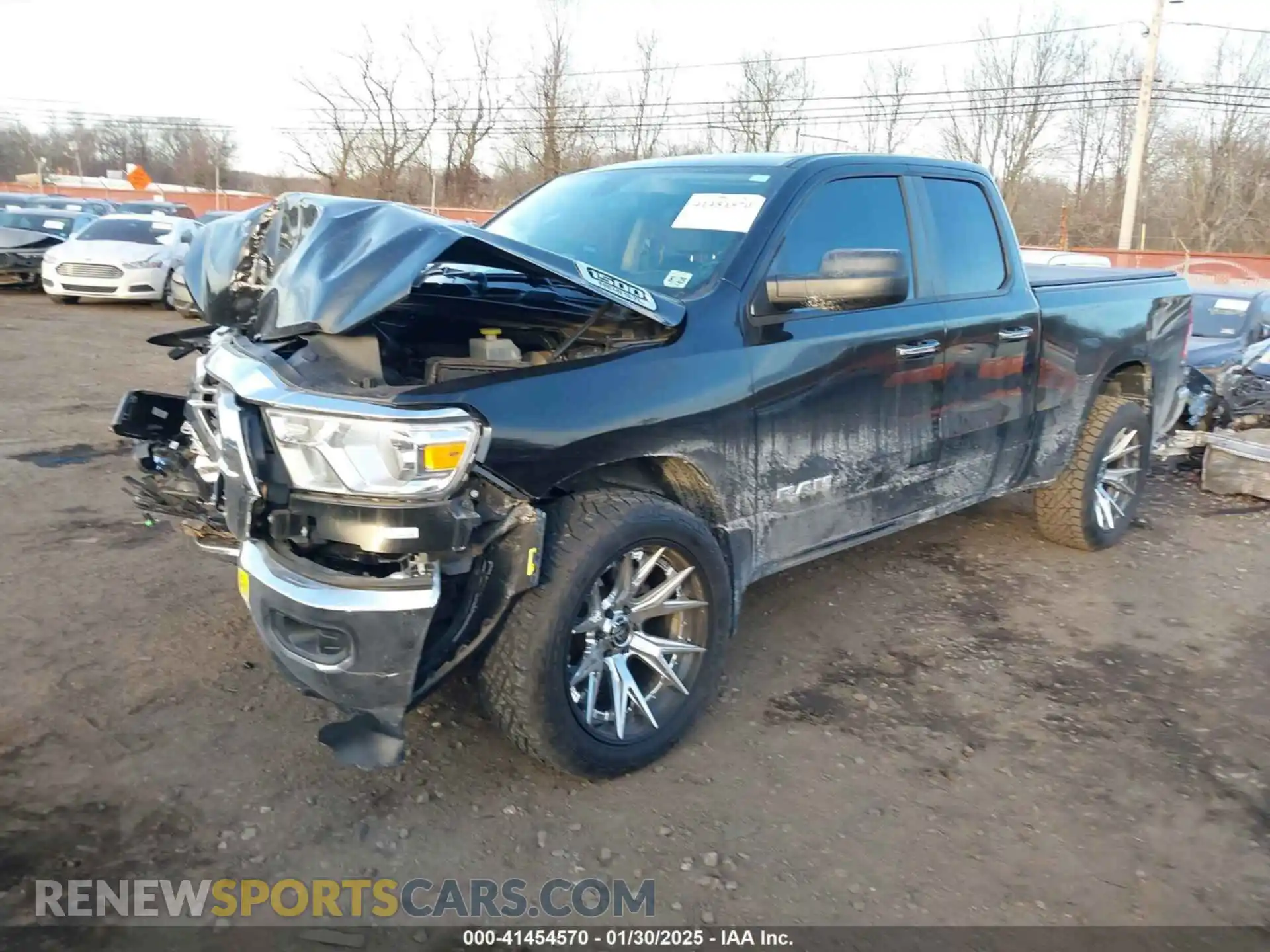 2 Photograph of a damaged car 1C6SRFBT8LN341914 RAM 1500 2020
