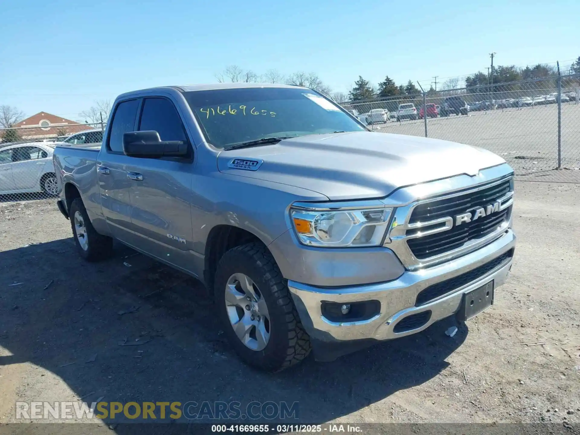 1 Photograph of a damaged car 1C6SRFBTXLN165027 RAM 1500 2020