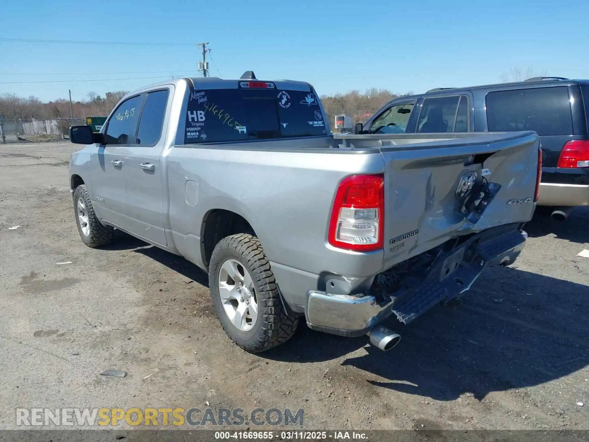 3 Photograph of a damaged car 1C6SRFBTXLN165027 RAM 1500 2020