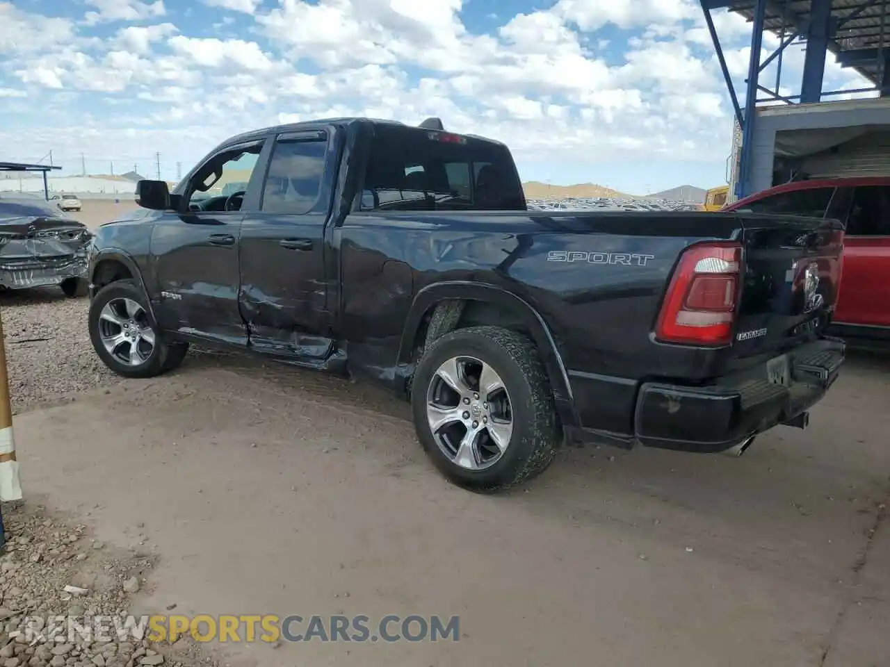 2 Photograph of a damaged car 1C6SRFDT9LN162021 RAM 1500 2020