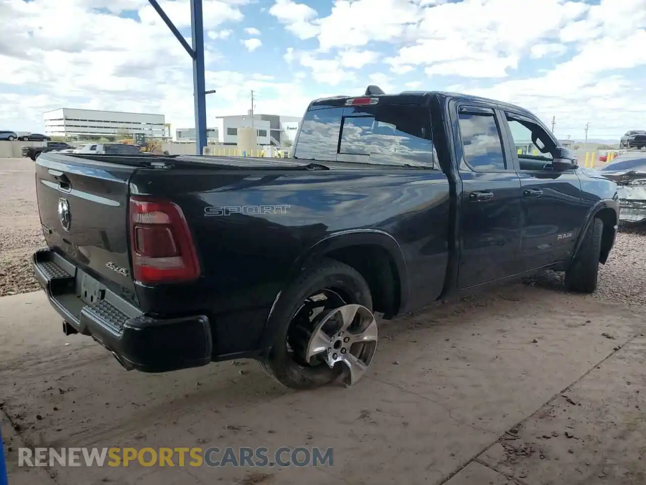 3 Photograph of a damaged car 1C6SRFDT9LN162021 RAM 1500 2020