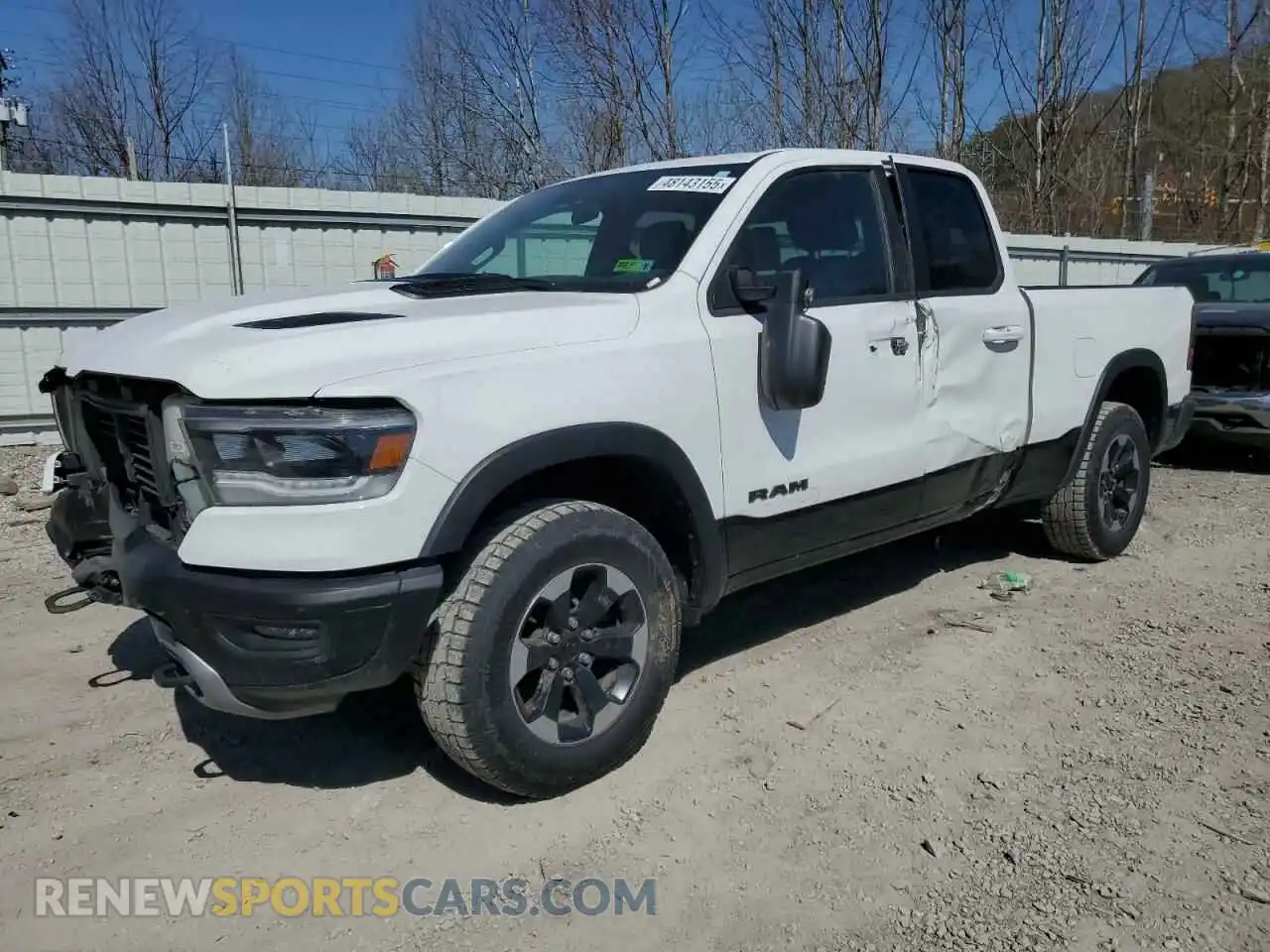1 Photograph of a damaged car 1C6SRFETXLN322535 RAM 1500 2020