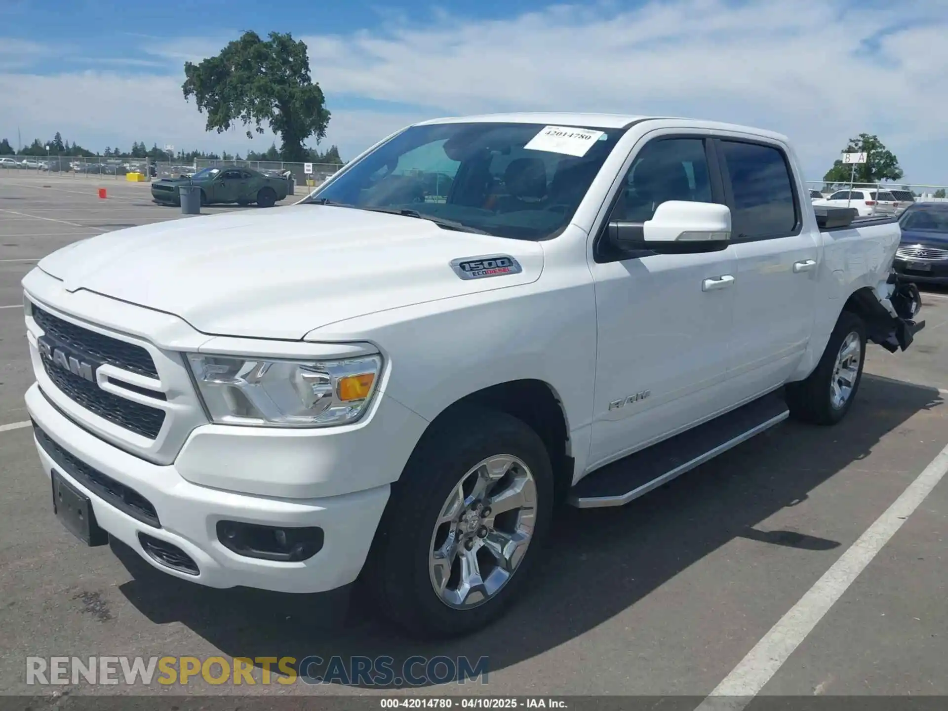 2 Photograph of a damaged car 1C6SRFFM0LN248887 RAM 1500 2020