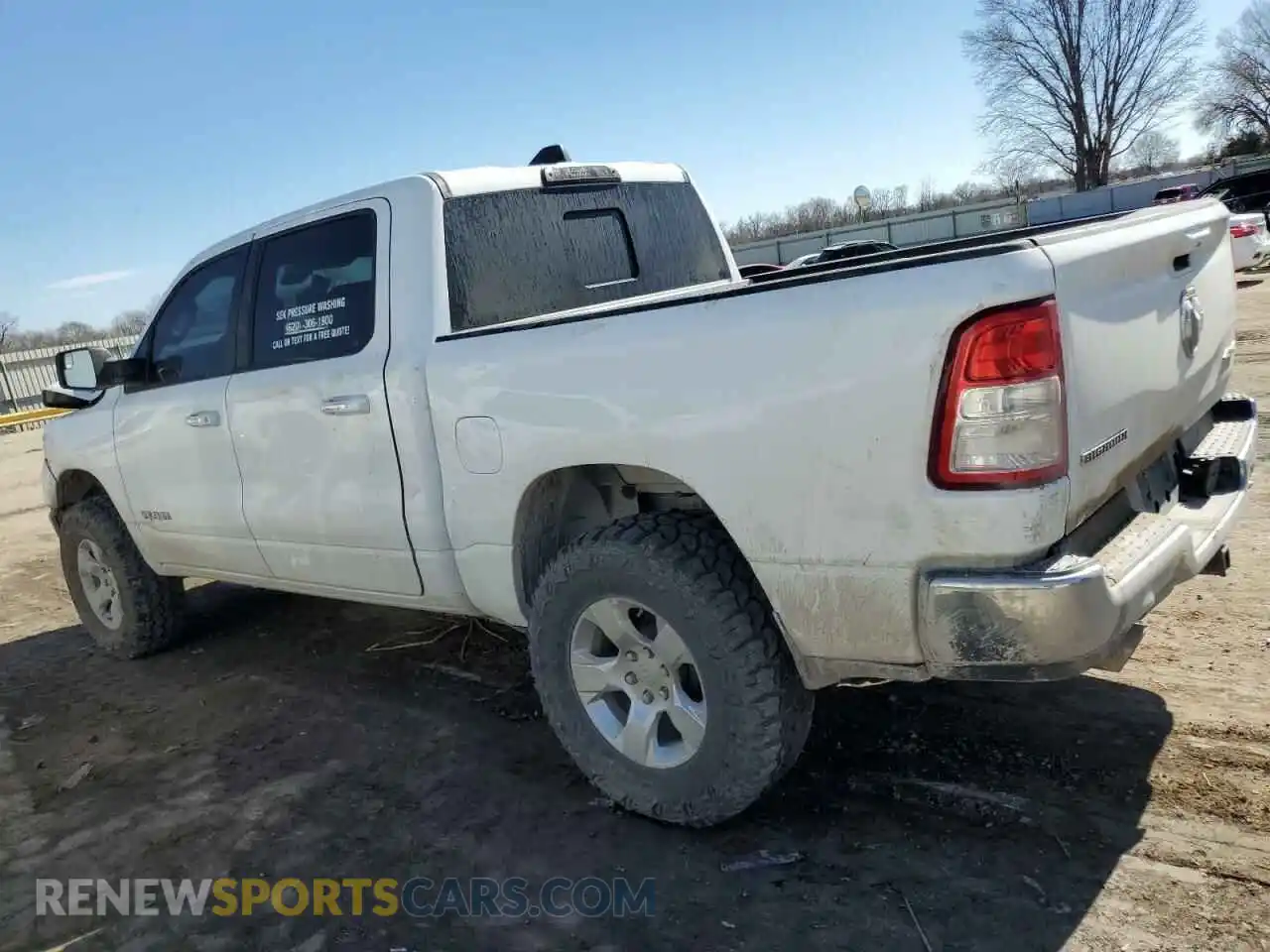 2 Photograph of a damaged car 1C6SRFFT1LN332286 RAM 1500 2020