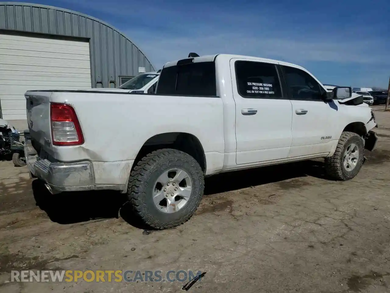 3 Photograph of a damaged car 1C6SRFFT1LN332286 RAM 1500 2020
