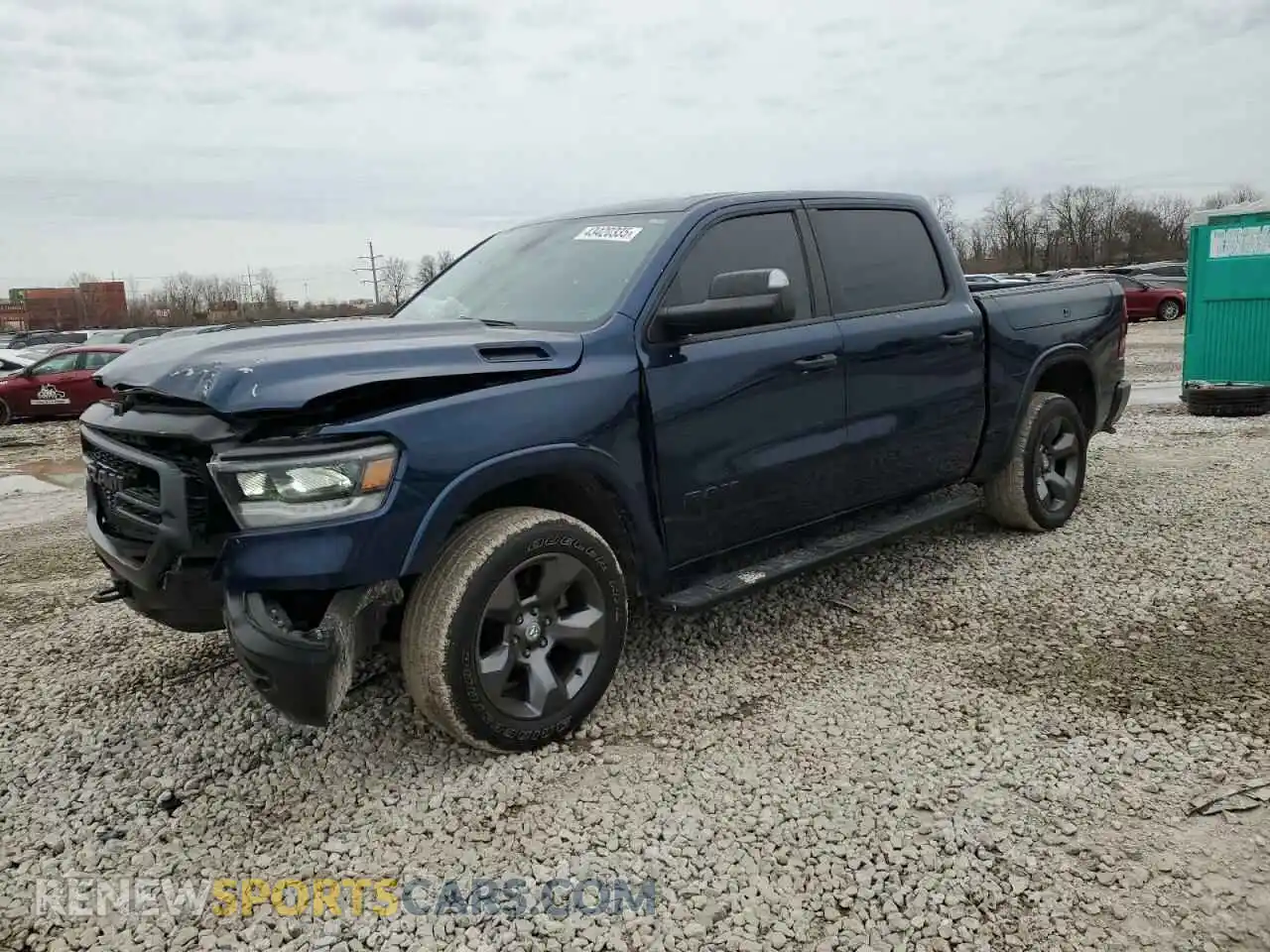 1 Photograph of a damaged car 1C6SRFFT1LN367961 RAM 1500 2020