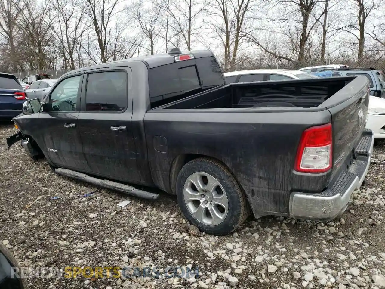 2 Photograph of a damaged car 1C6SRFFT2LN303749 RAM 1500 2020