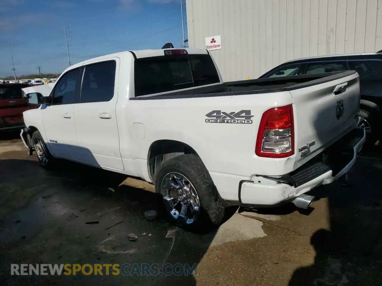 2 Photograph of a damaged car 1C6SRFFT3LN151643 RAM 1500 2020