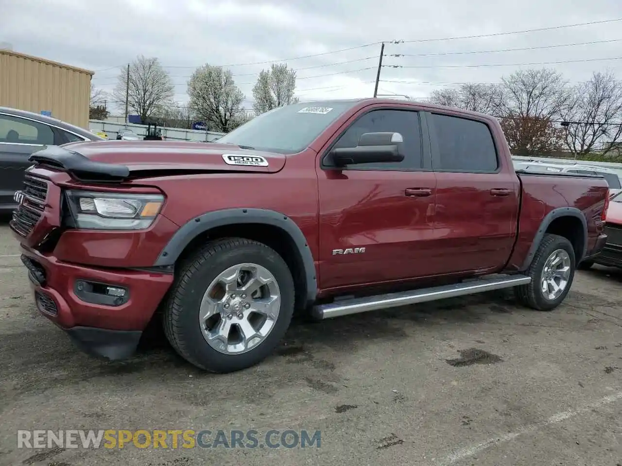 1 Photograph of a damaged car 1C6SRFFT3LN264203 RAM 1500 2020