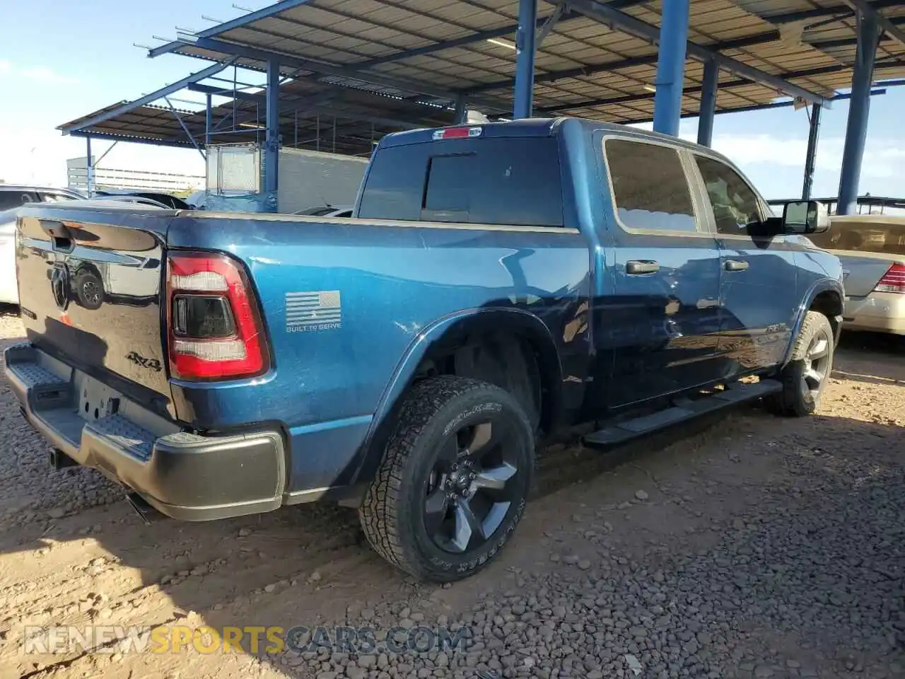 3 Photograph of a damaged car 1C6SRFFT3LN410700 RAM 1500 2020