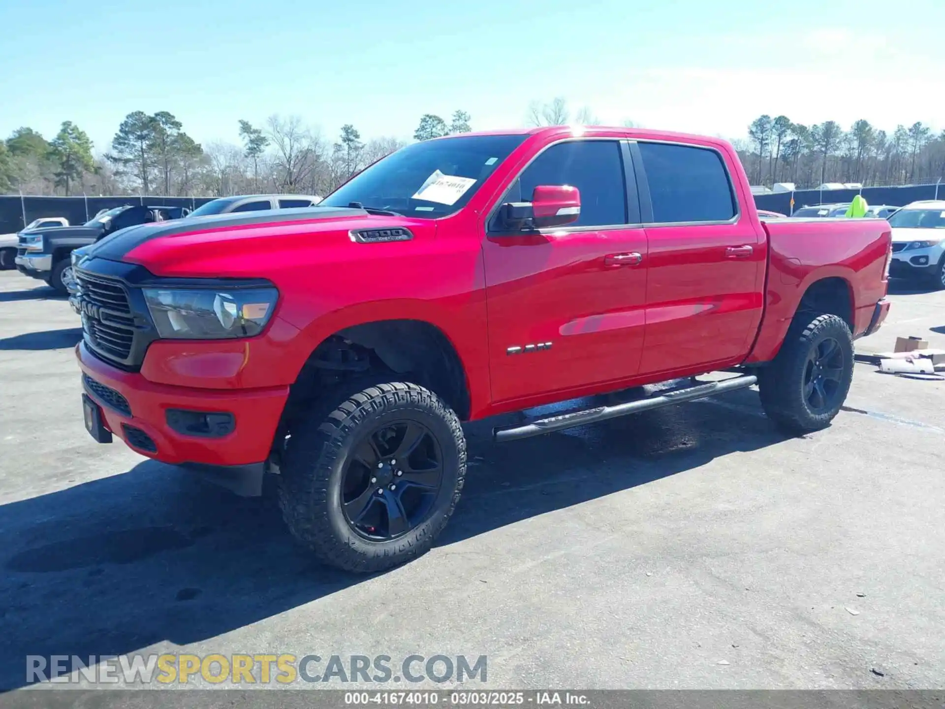 2 Photograph of a damaged car 1C6SRFFT4LN212899 RAM 1500 2020