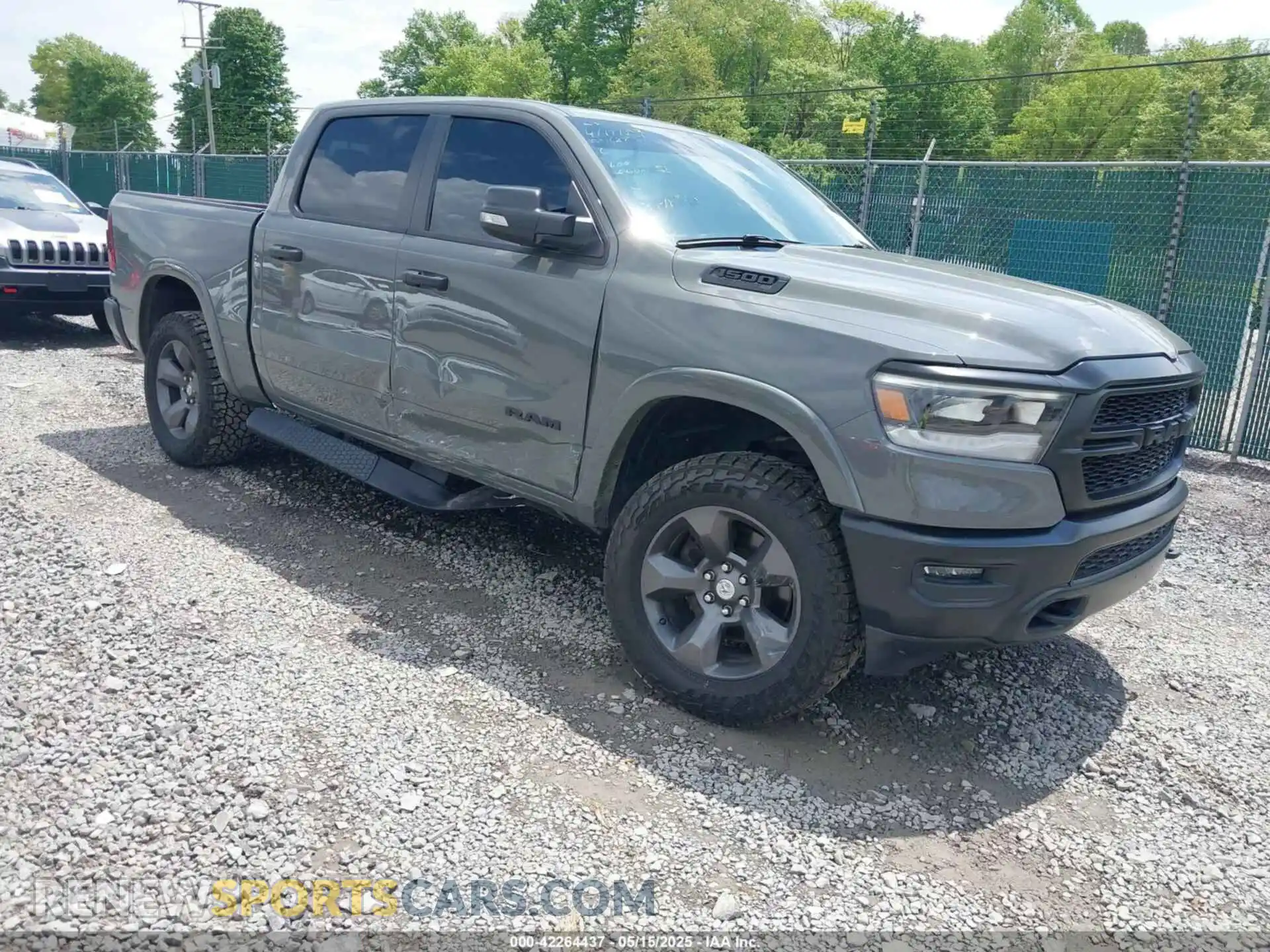 1 Photograph of a damaged car 1C6SRFFT4LN381627 RAM 1500 2020