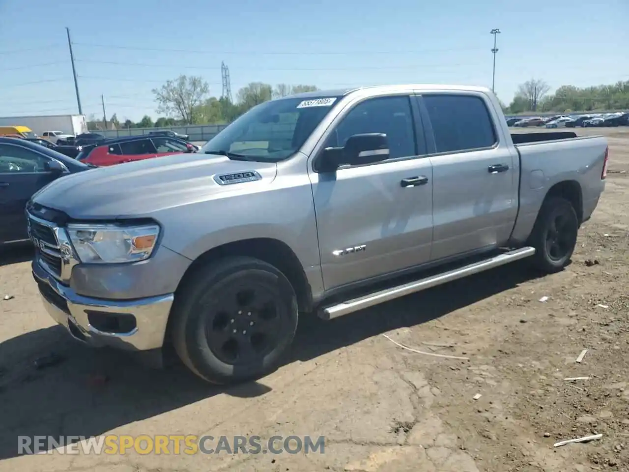 1 Photograph of a damaged car 1C6SRFFT5LN140840 RAM 1500 2020