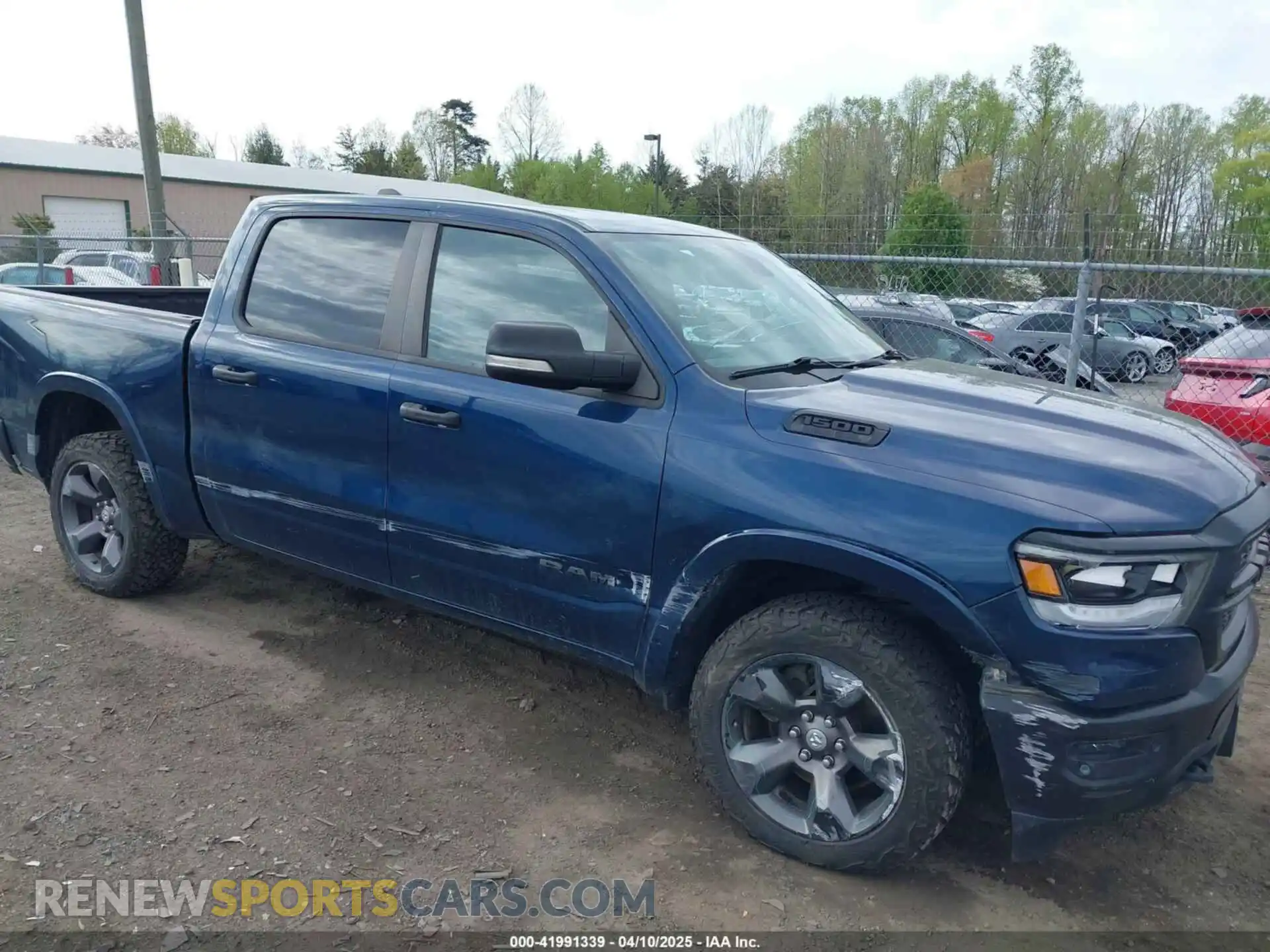 1 Photograph of a damaged car 1C6SRFFT5LN366666 RAM 1500 2020