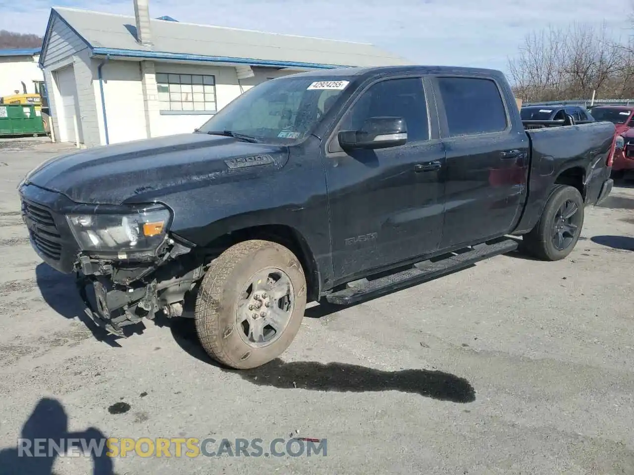 1 Photograph of a damaged car 1C6SRFFT6LN130849 RAM 1500 2020