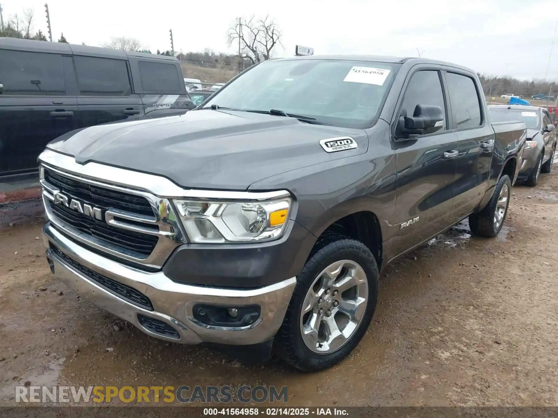 2 Photograph of a damaged car 1C6SRFFT6LN146789 RAM 1500 2020
