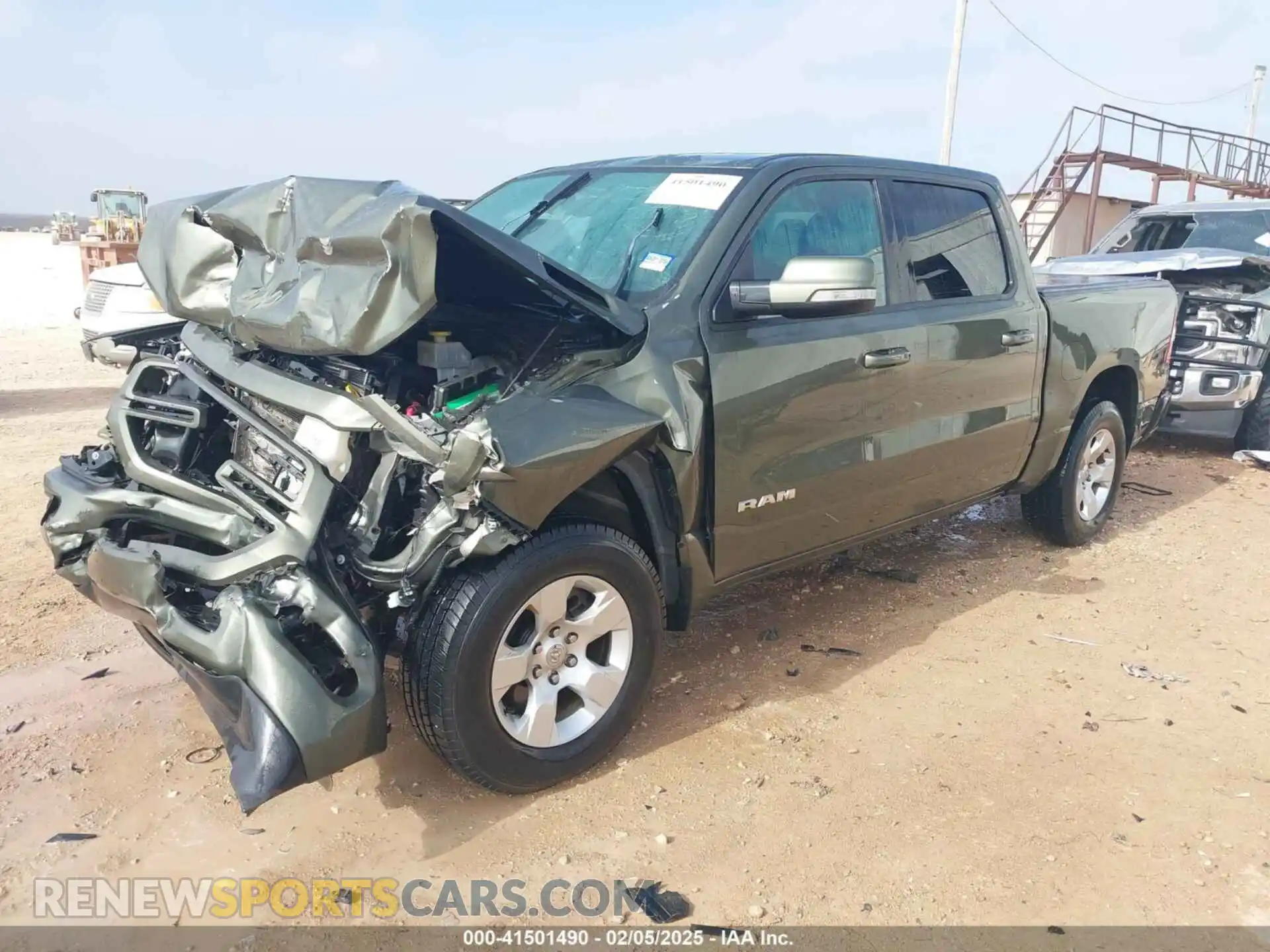 2 Фотография поврежденного автомобиля 1C6SRFFT7LN291789 RAM 1500 2020