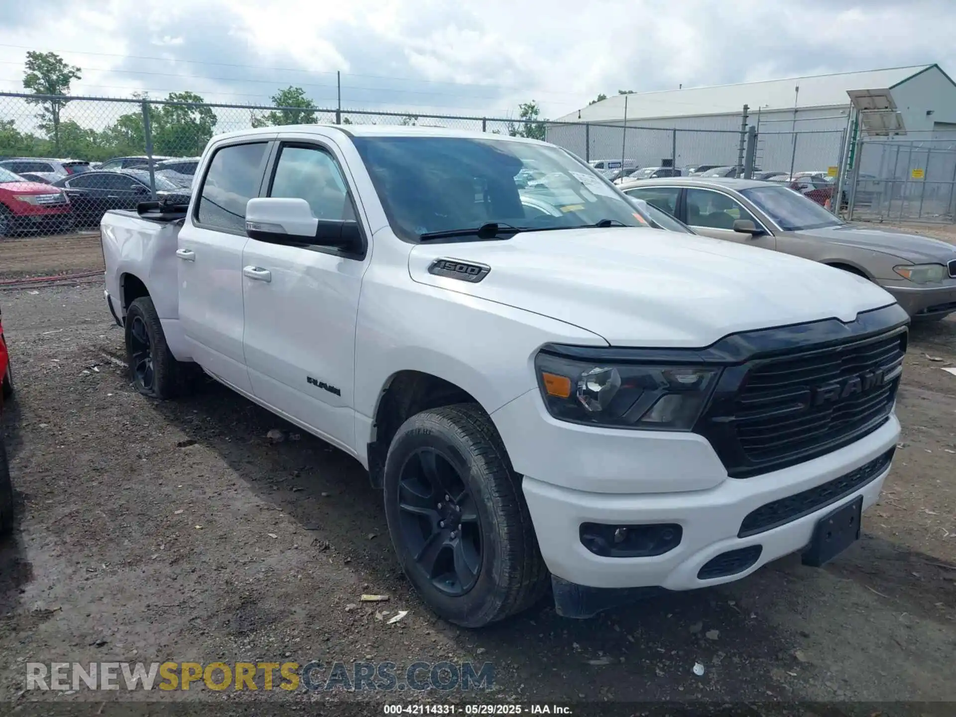 1 Photograph of a damaged car 1C6SRFFT7LN327786 RAM 1500 2020