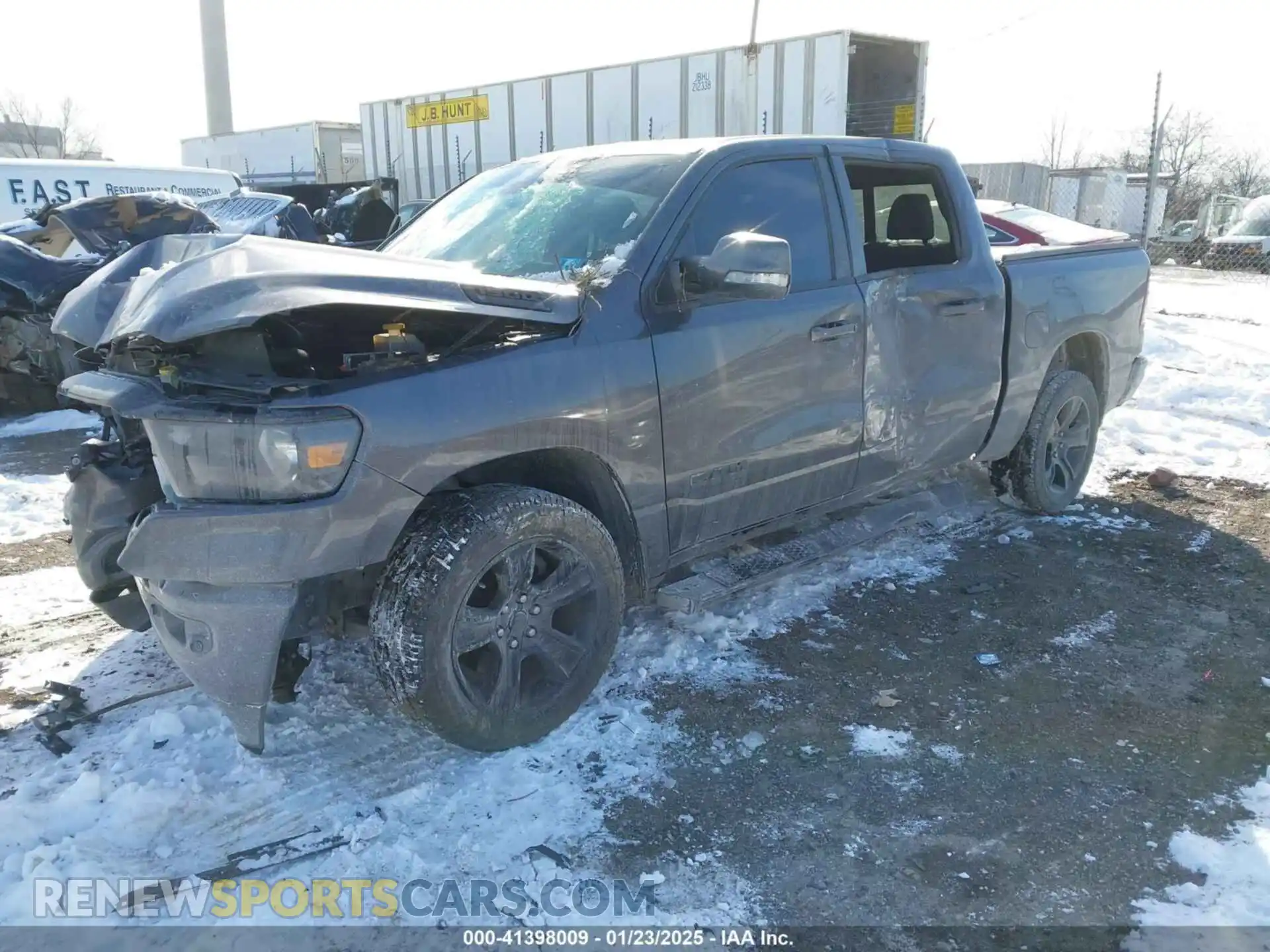 2 Photograph of a damaged car 1C6SRFFT8LN182905 RAM 1500 2020