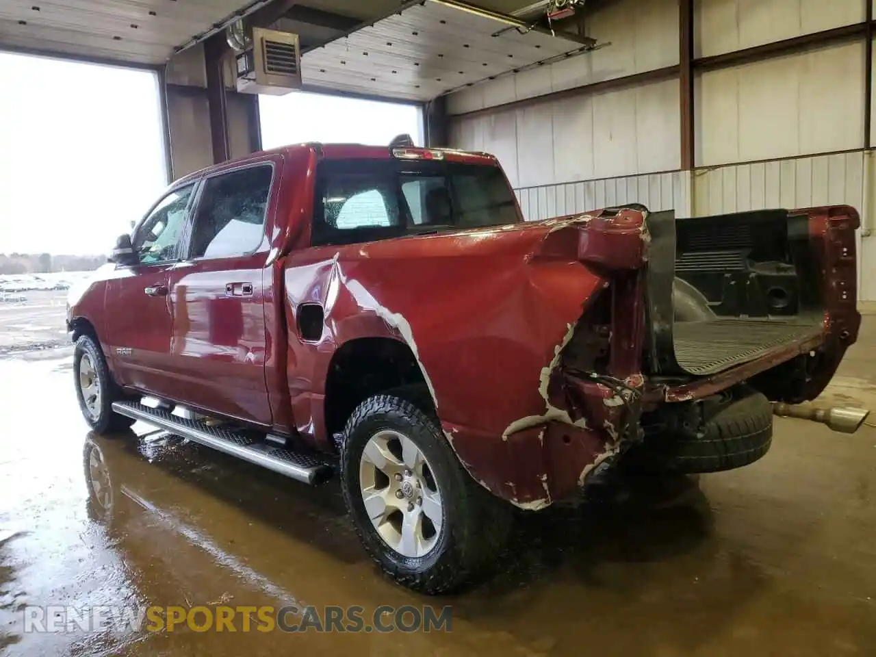 2 Photograph of a damaged car 1C6SRFFTXLN174773 RAM 1500 2020