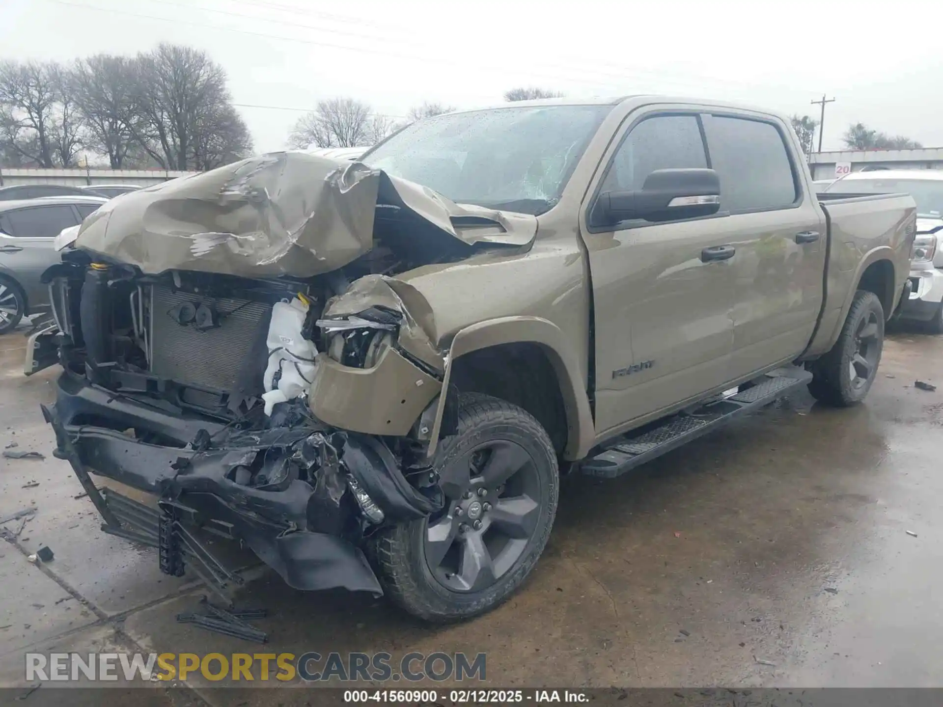 2 Photograph of a damaged car 1C6SRFFTXLN296453 RAM 1500 2020
