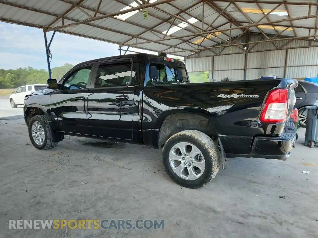 2 Photograph of a damaged car 1C6SRFFTXLN305247 RAM 1500 2020