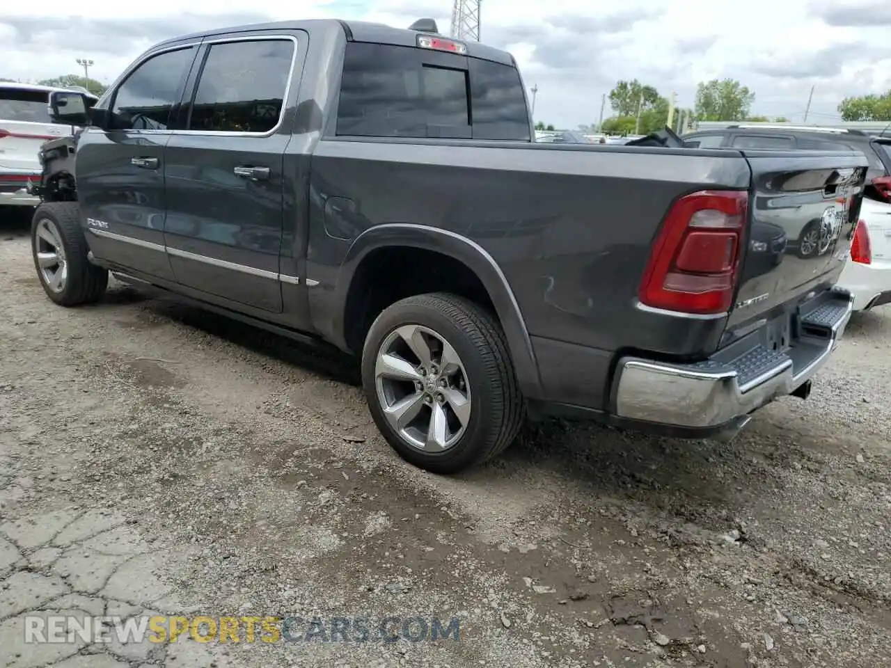 2 Photograph of a damaged car 1C6SRFHT0LN104647 RAM 1500 2020