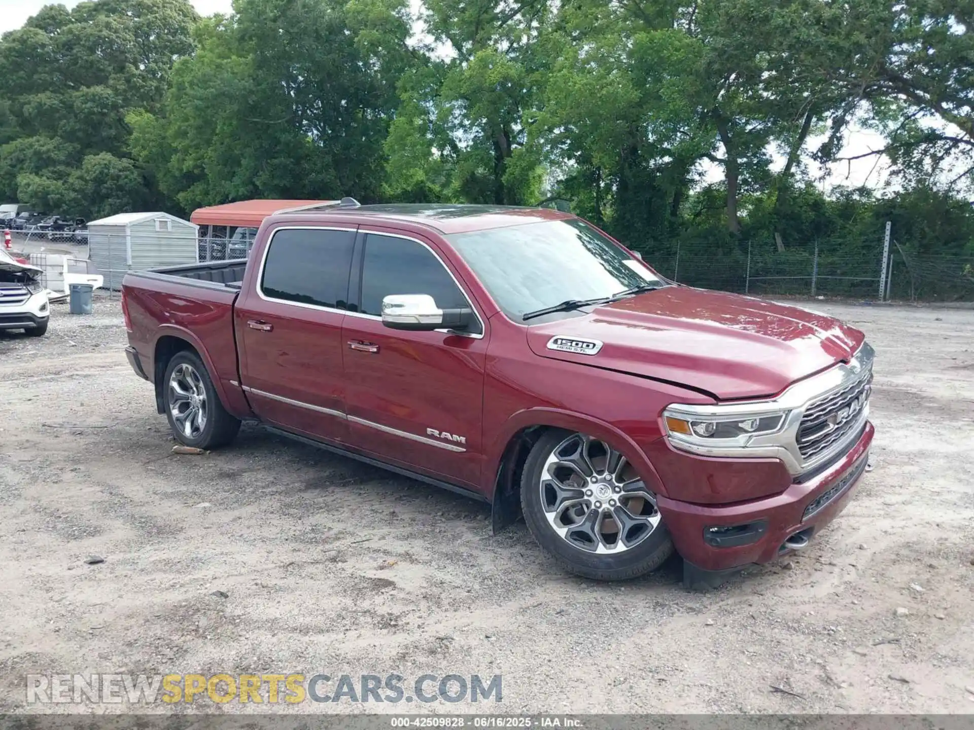 1 Photograph of a damaged car 1C6SRFHT0LN255035 RAM 1500 2020