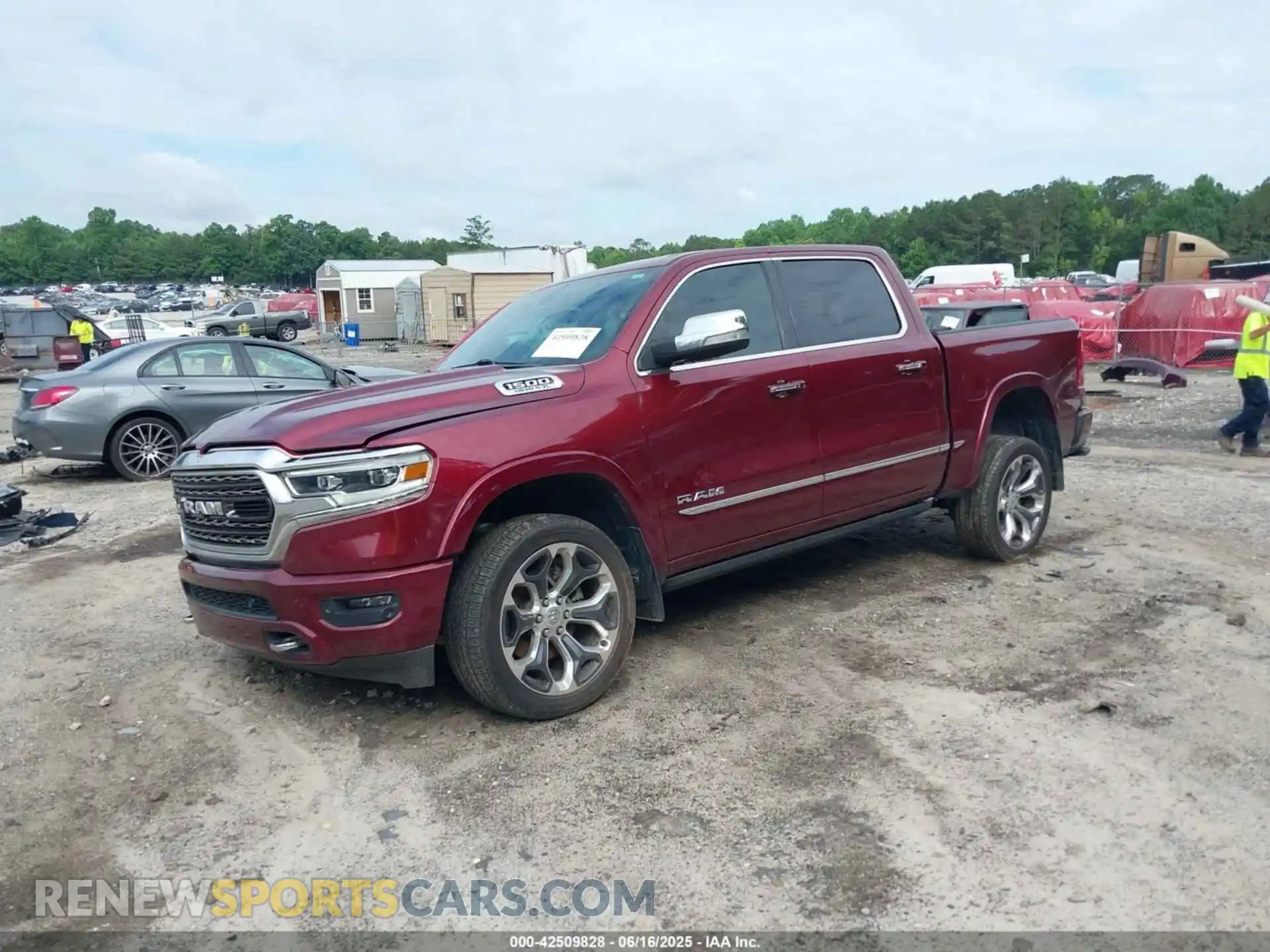 2 Photograph of a damaged car 1C6SRFHT0LN255035 RAM 1500 2020