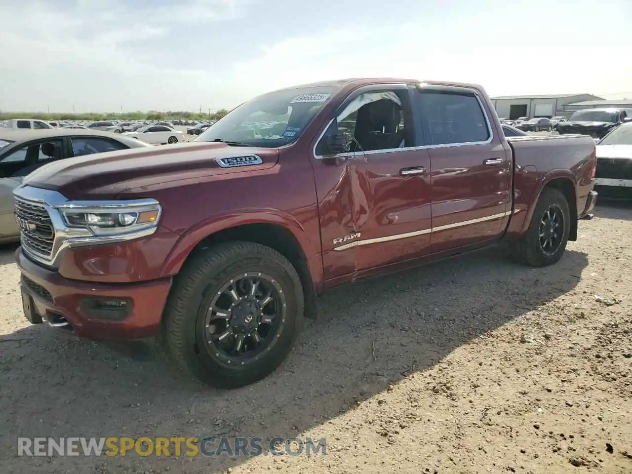 1 Photograph of a damaged car 1C6SRFHT1LN371196 RAM 1500 2020