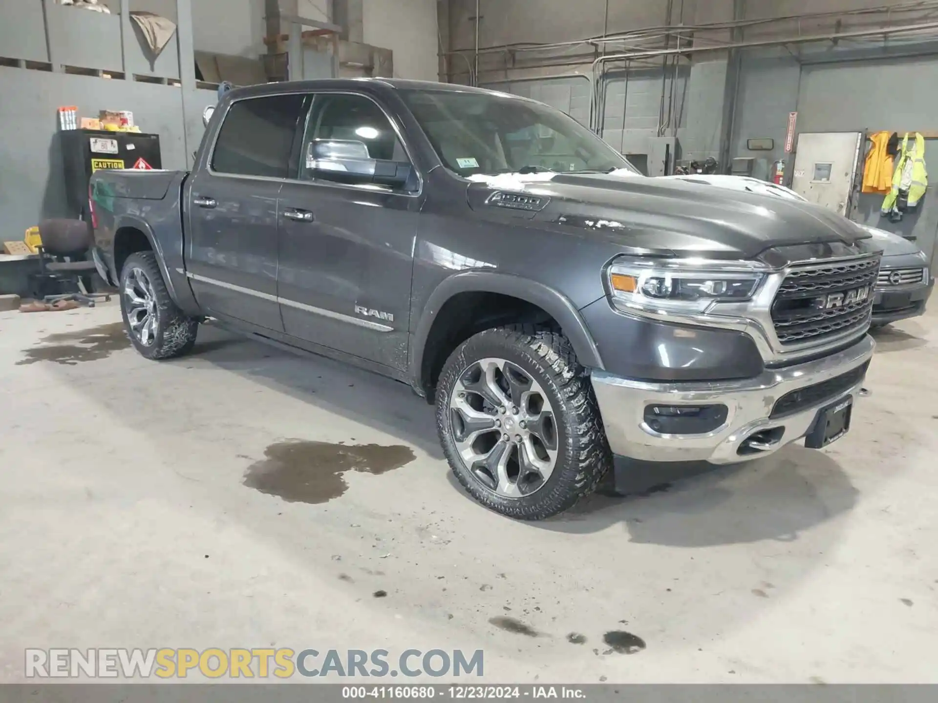1 Photograph of a damaged car 1C6SRFHT5LN294493 RAM 1500 2020