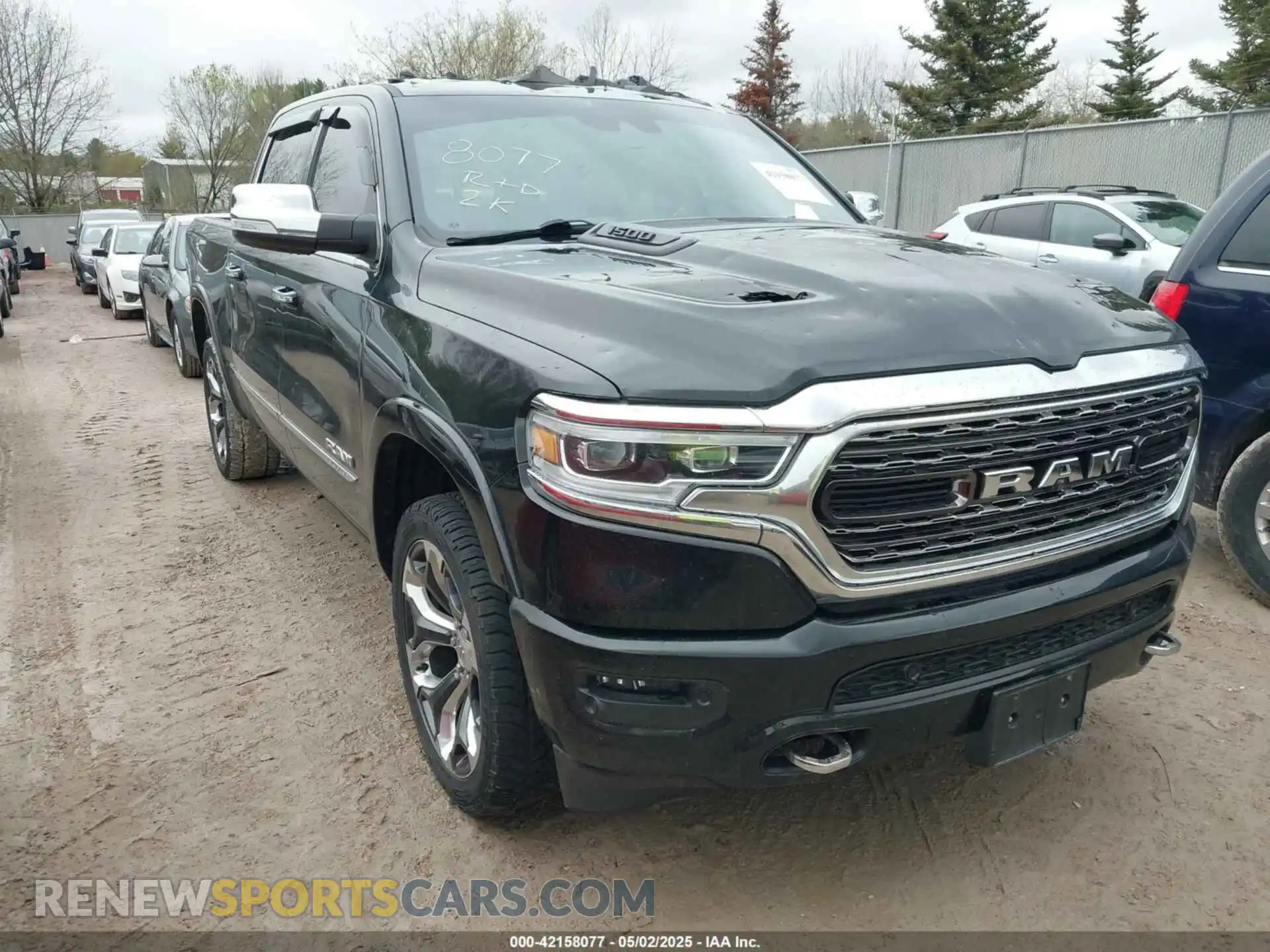 1 Photograph of a damaged car 1C6SRFHT5LN341876 RAM 1500 2020