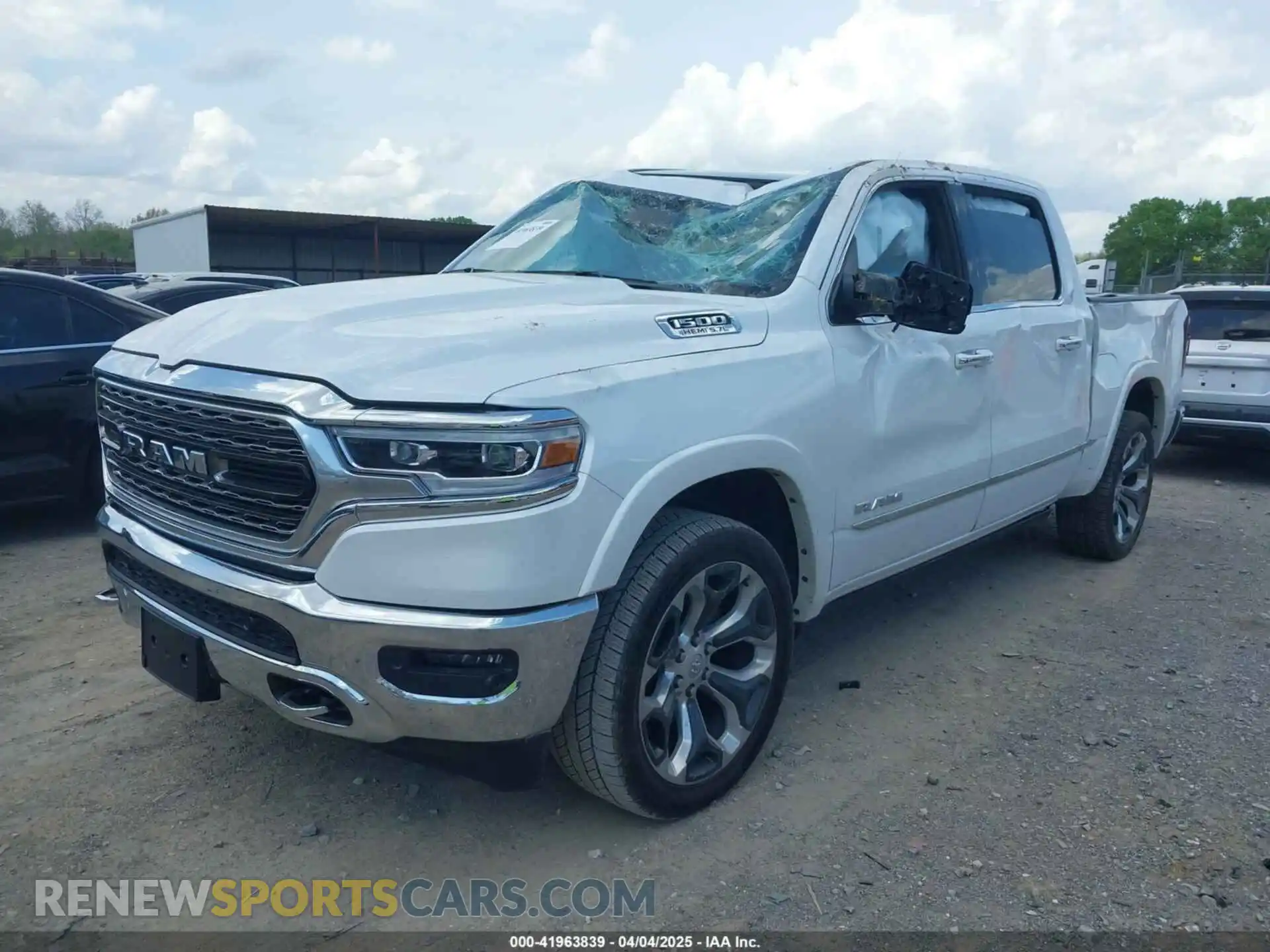 2 Photograph of a damaged car 1C6SRFHT6LN364034 RAM 1500 2020