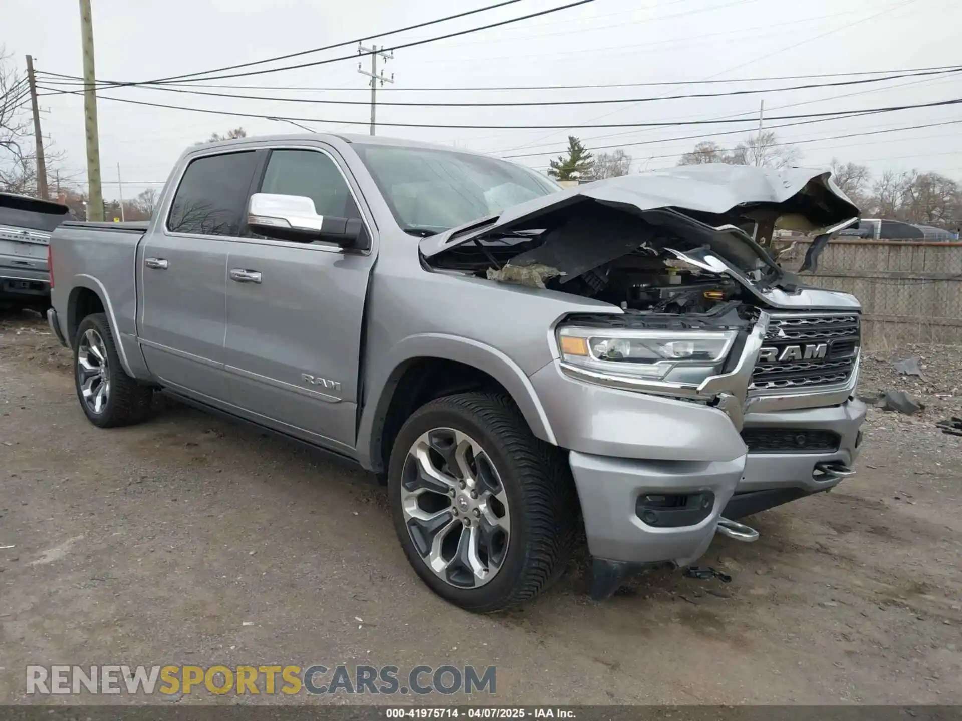 1 Photograph of a damaged car 1C6SRFHT7LN194072 RAM 1500 2020