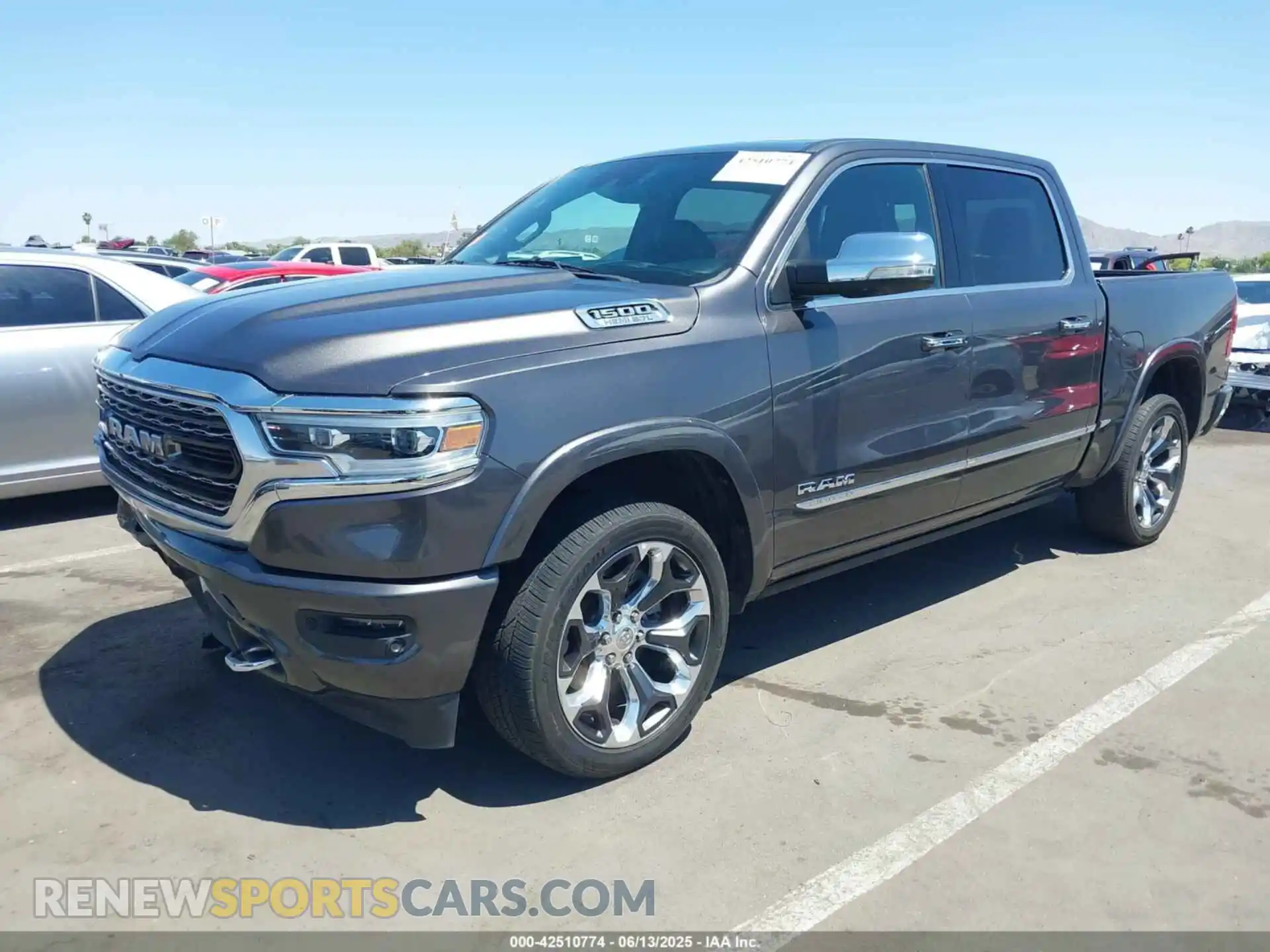 2 Photograph of a damaged car 1C6SRFHT8LN283200 RAM 1500 2020