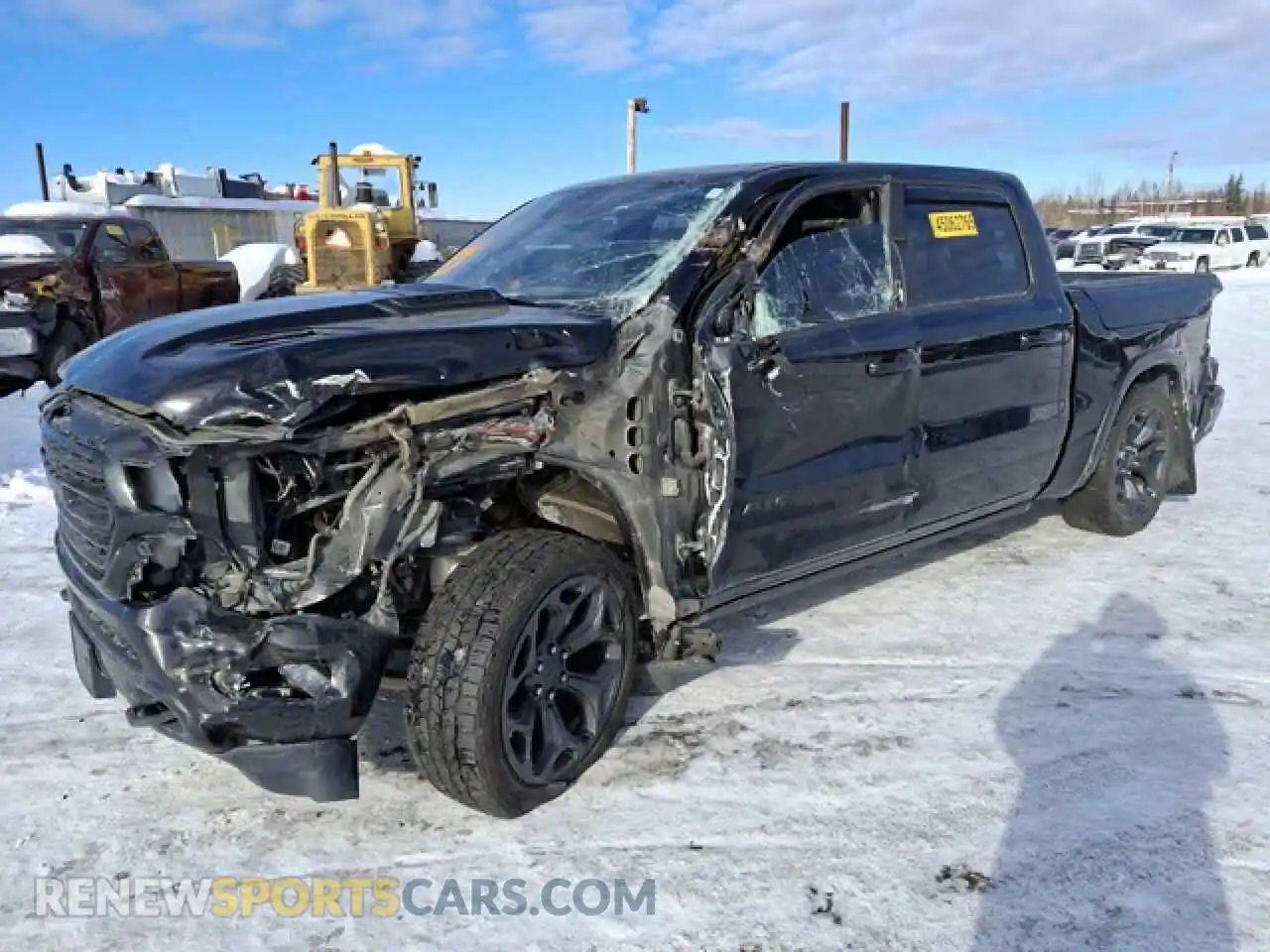 1 Photograph of a damaged car 1C6SRFHTXLN187438 RAM 1500 2020
